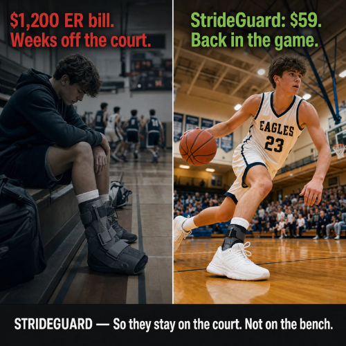 StrideGuard Facebook ad