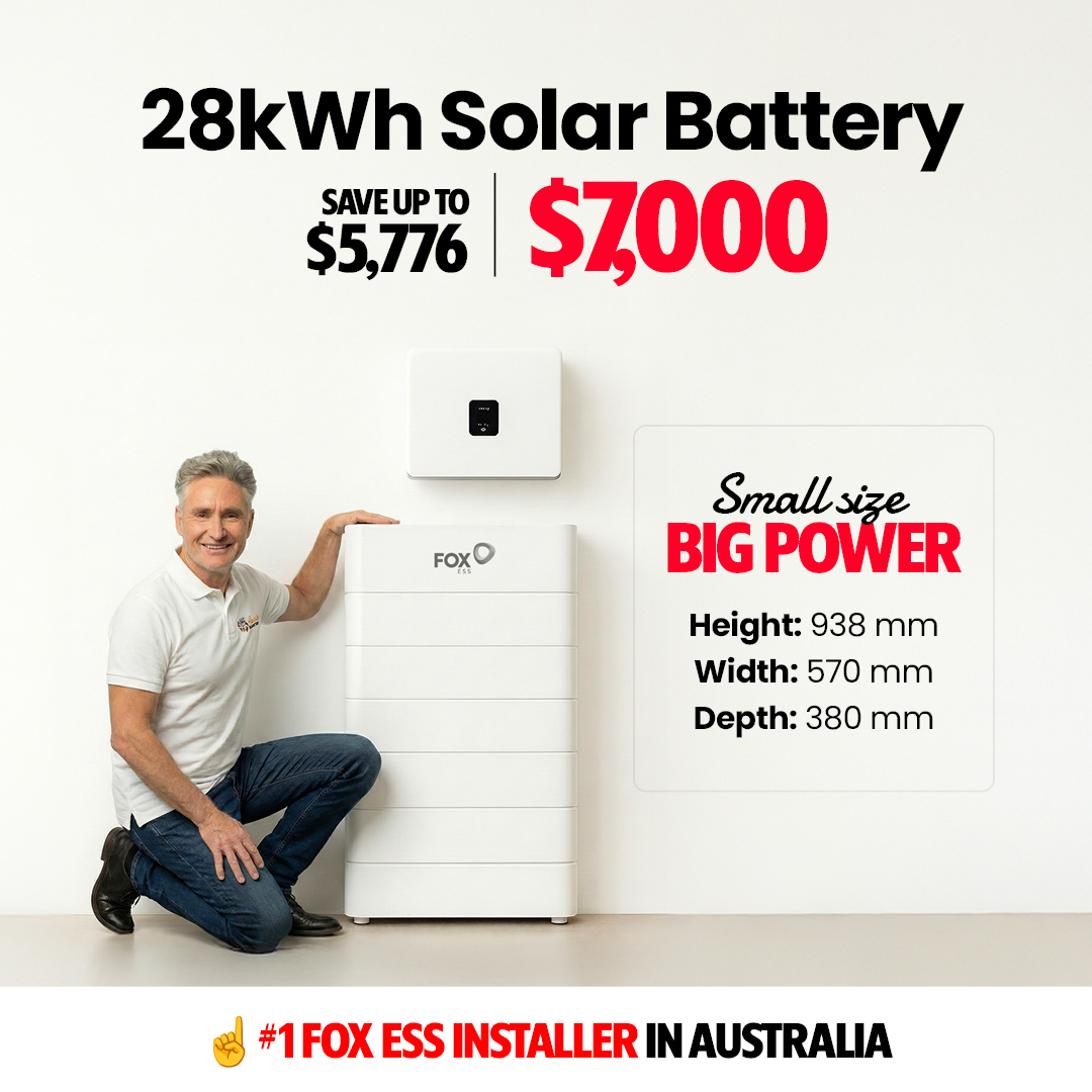Aussie Solar Batteries Facebook ad: Australia's #1 Solar Battery Installer, 2025 & 2026