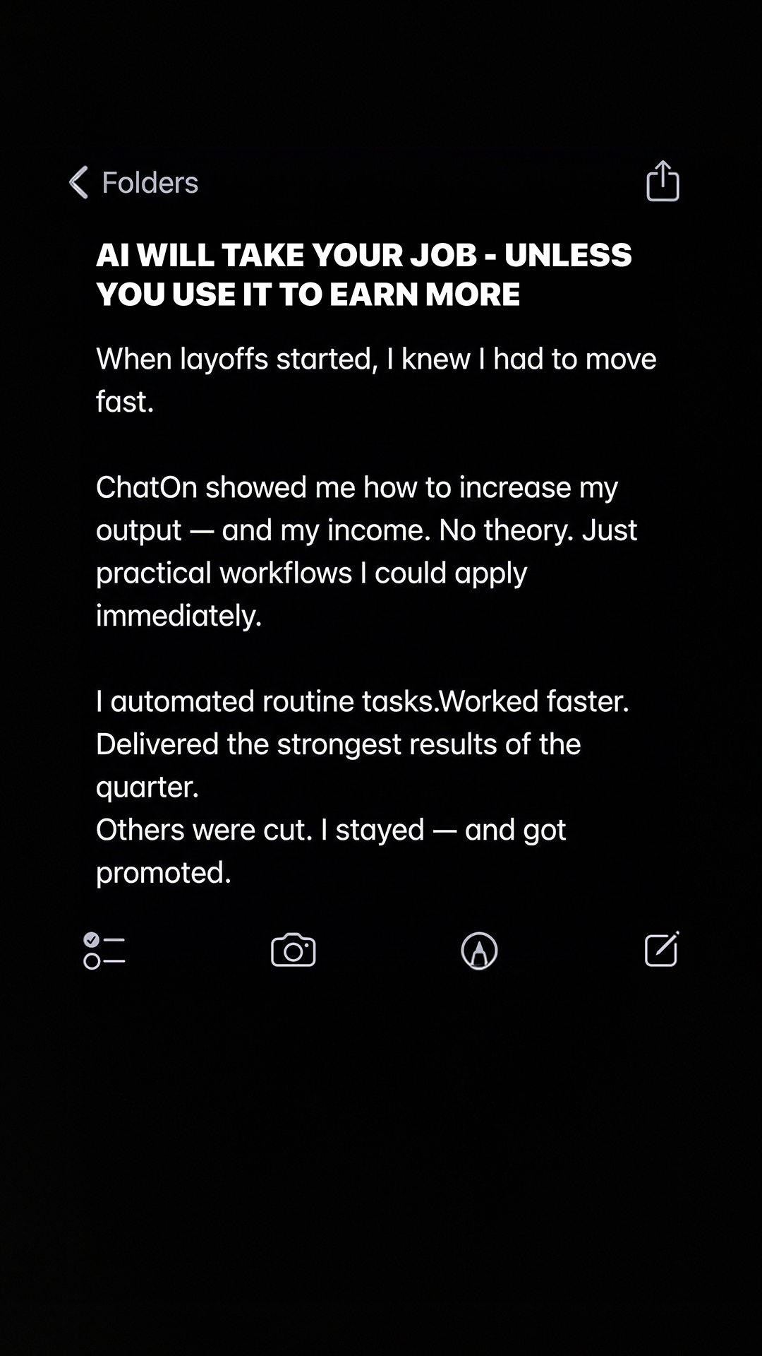 ChatOn - AI Chatbot Assistant Facebook ad from May 14, 2026