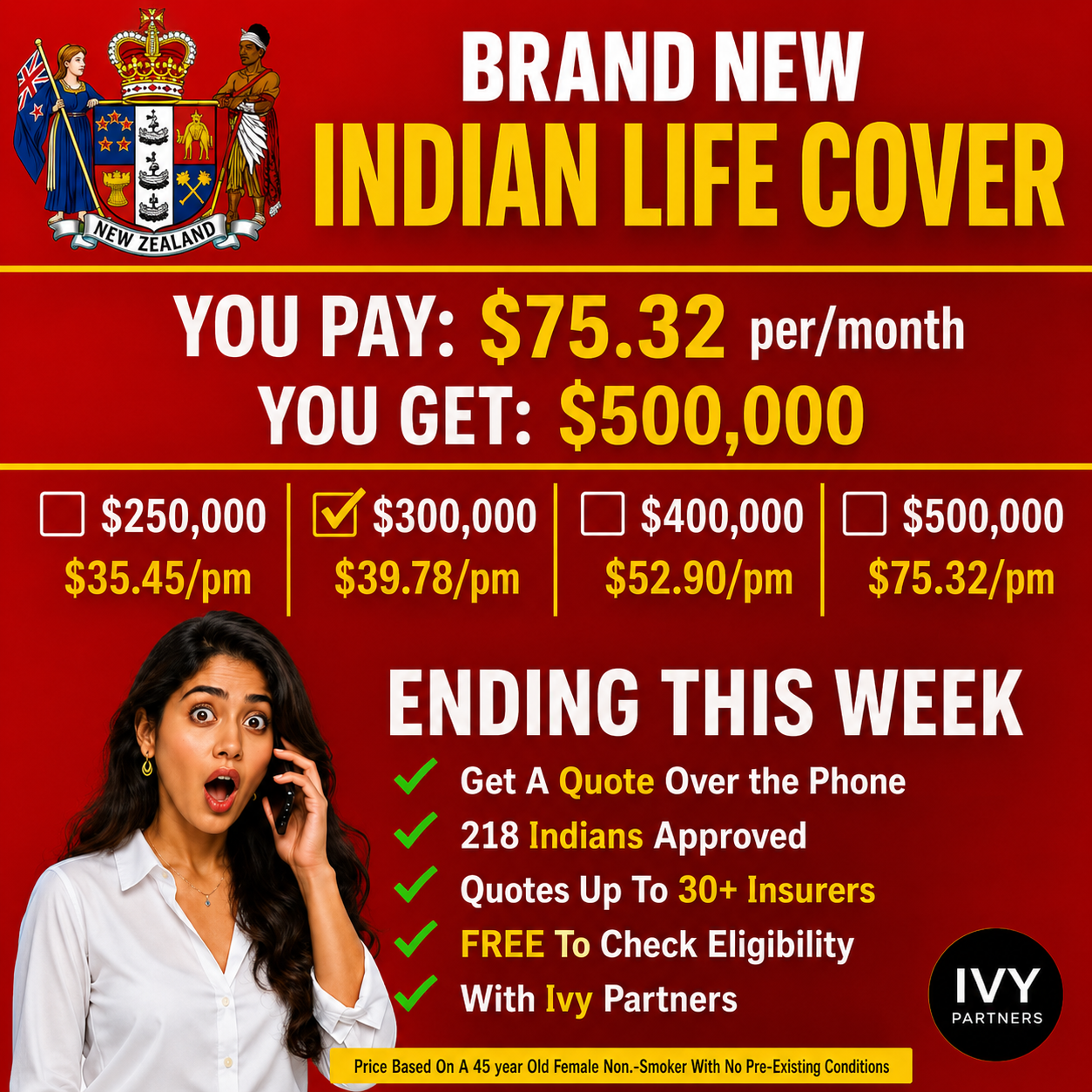 Insurance Ivy Facebook ad: ENDING TOMORROW!