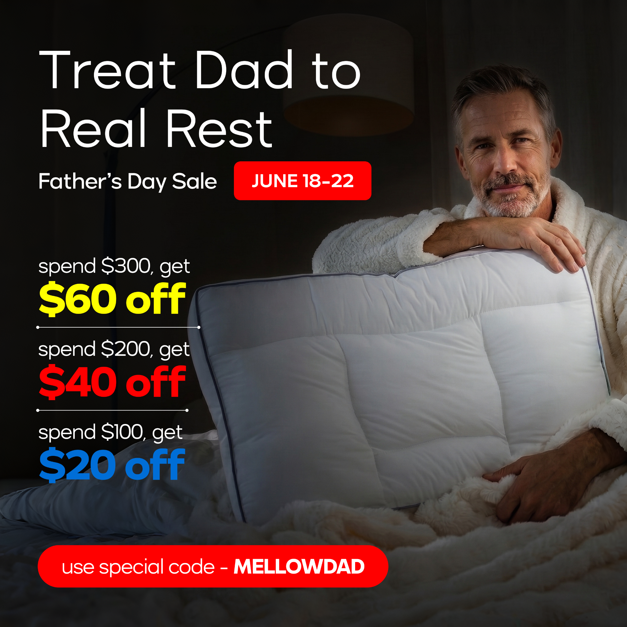 Mellow Sleep Lab Facebook ad from Jun 17, 2026