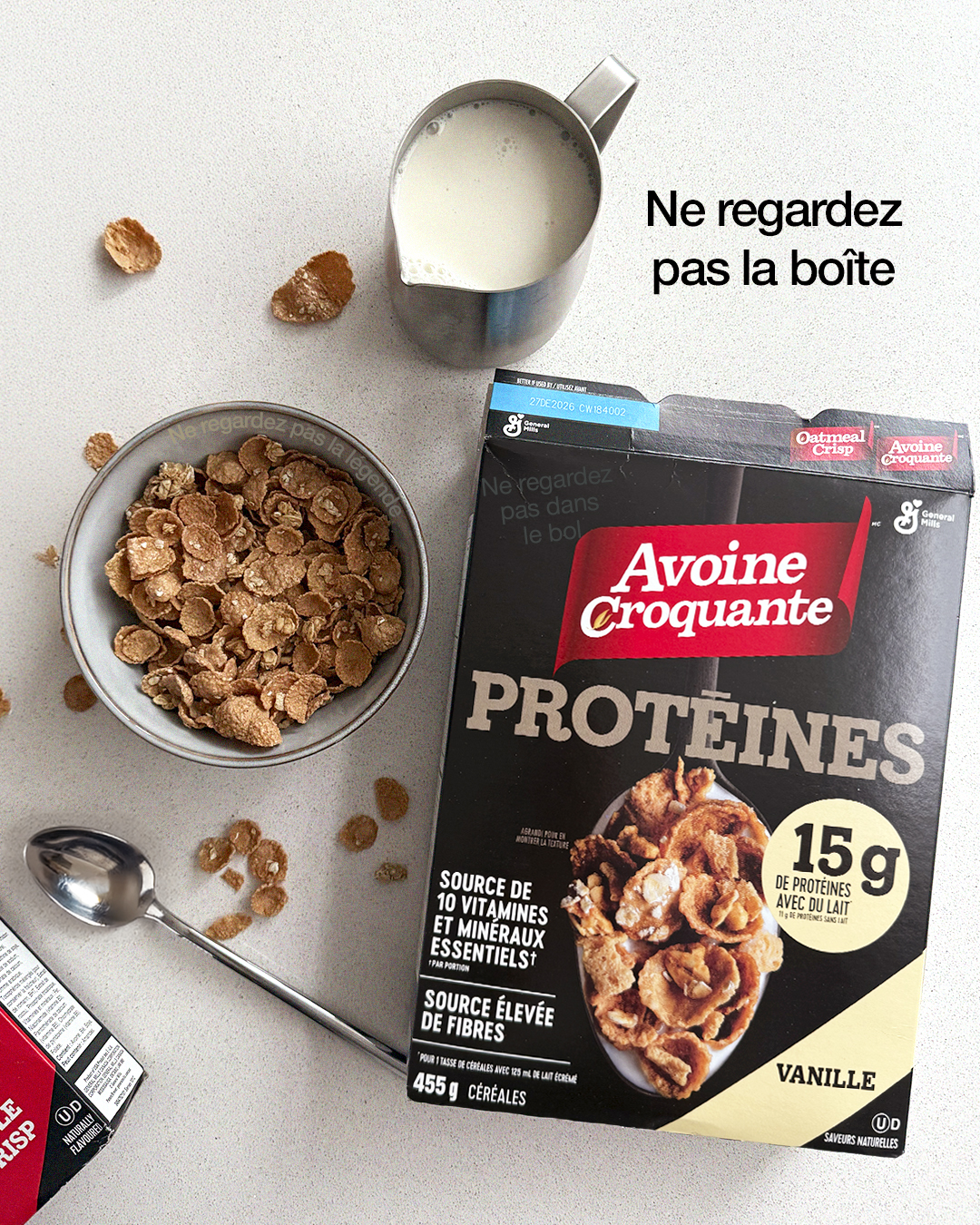 Oatmeal Crisp Canada Facebook ad