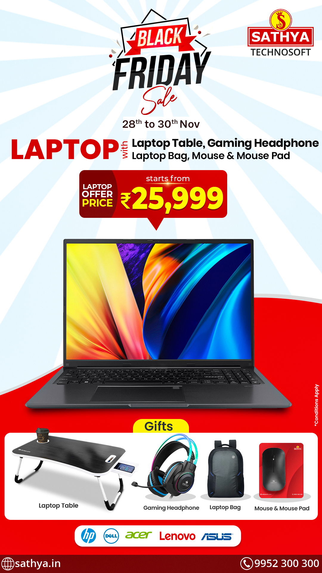 SATHYA Technosoft Facebook ad