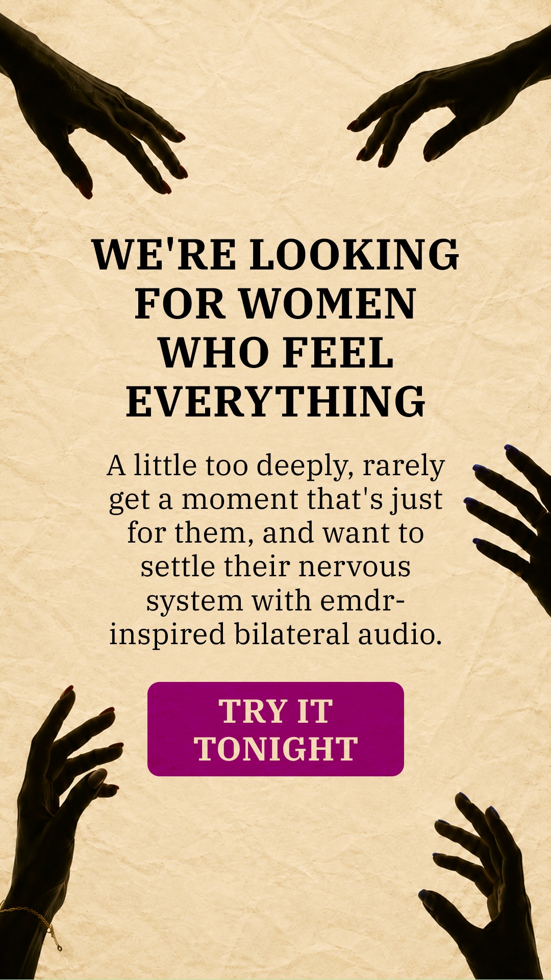 Calm Facebook ad