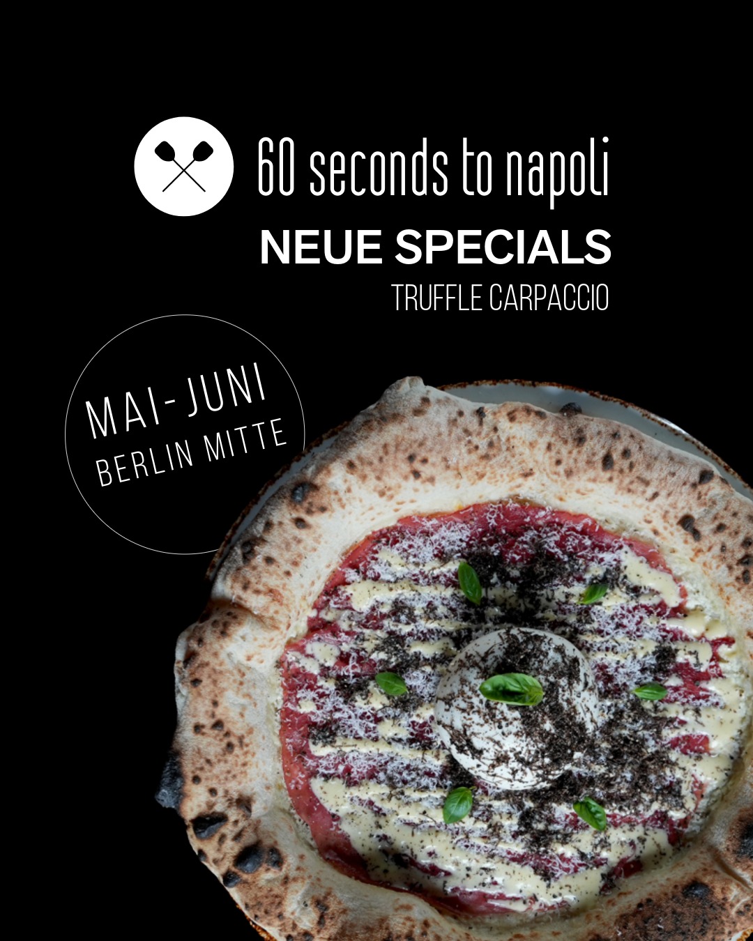 60 seconds to napoli Facebook ad: Es ist wieder soweit!