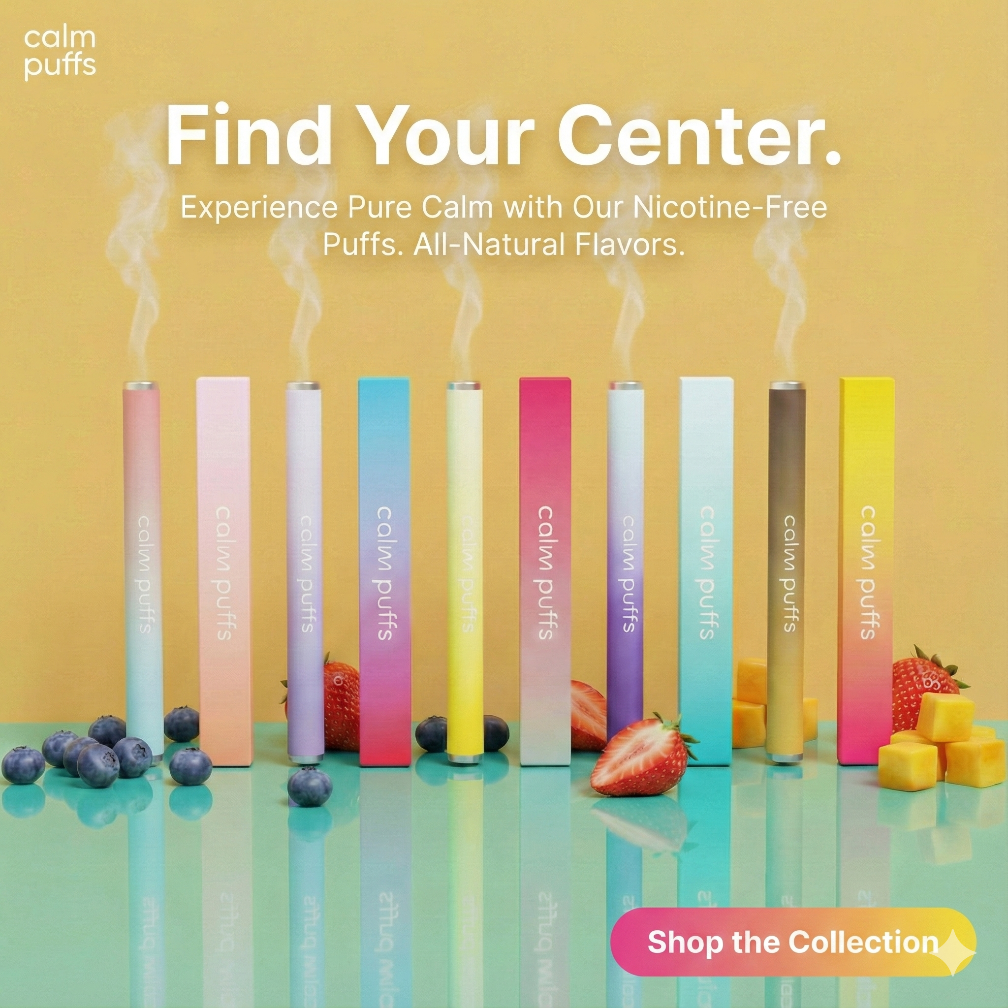 Calm Puffs Ads Facebook ad: Add 5, Pay for 3, Get 2 Free!