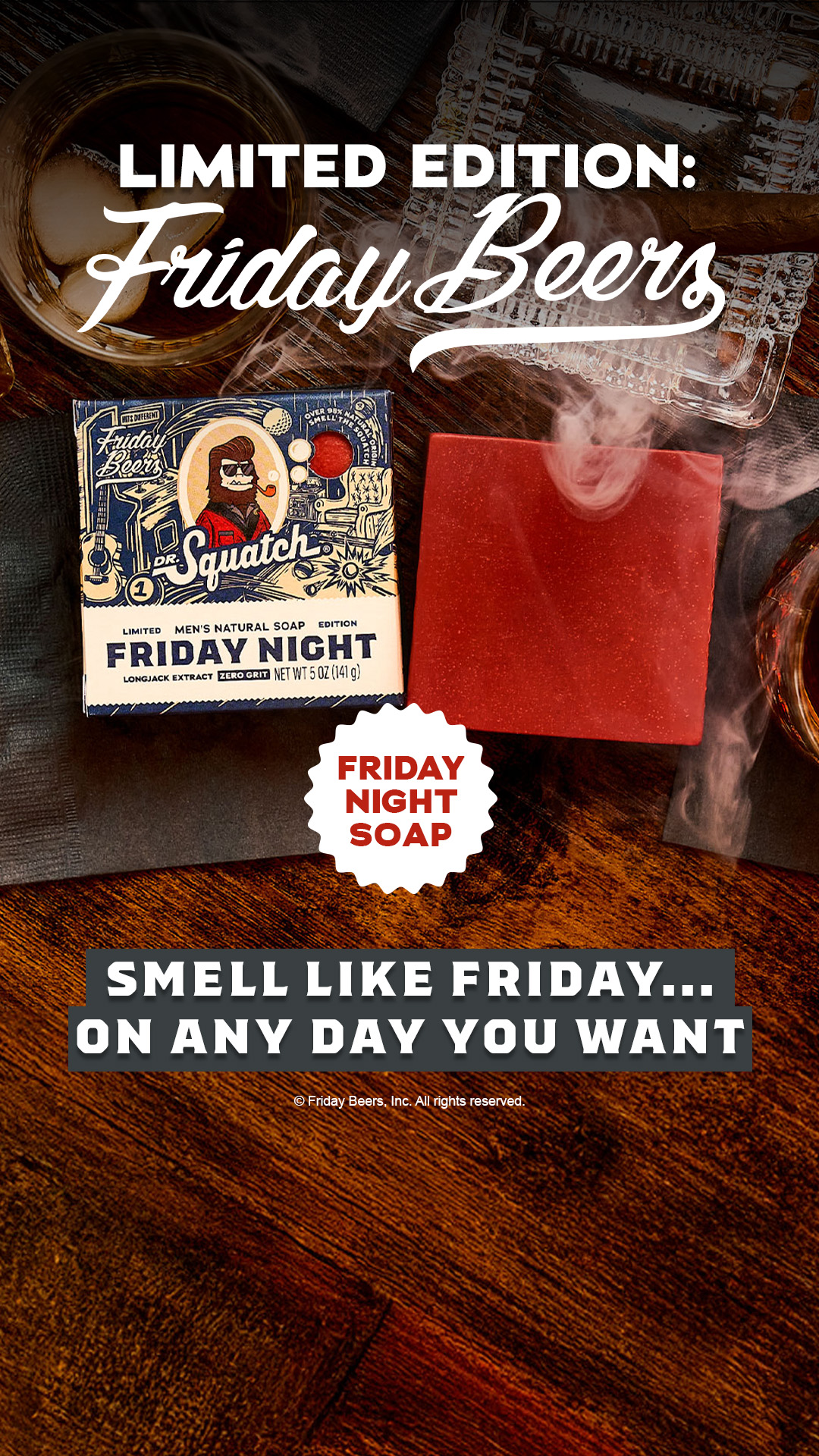 Dr. Squatch Facebook ad
