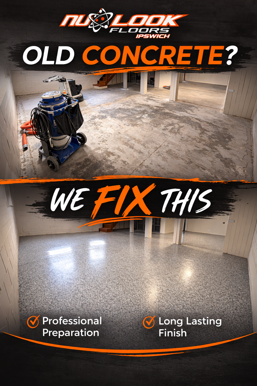NuLook Floors Ipswich Facebook ad from Jul 3, 2026