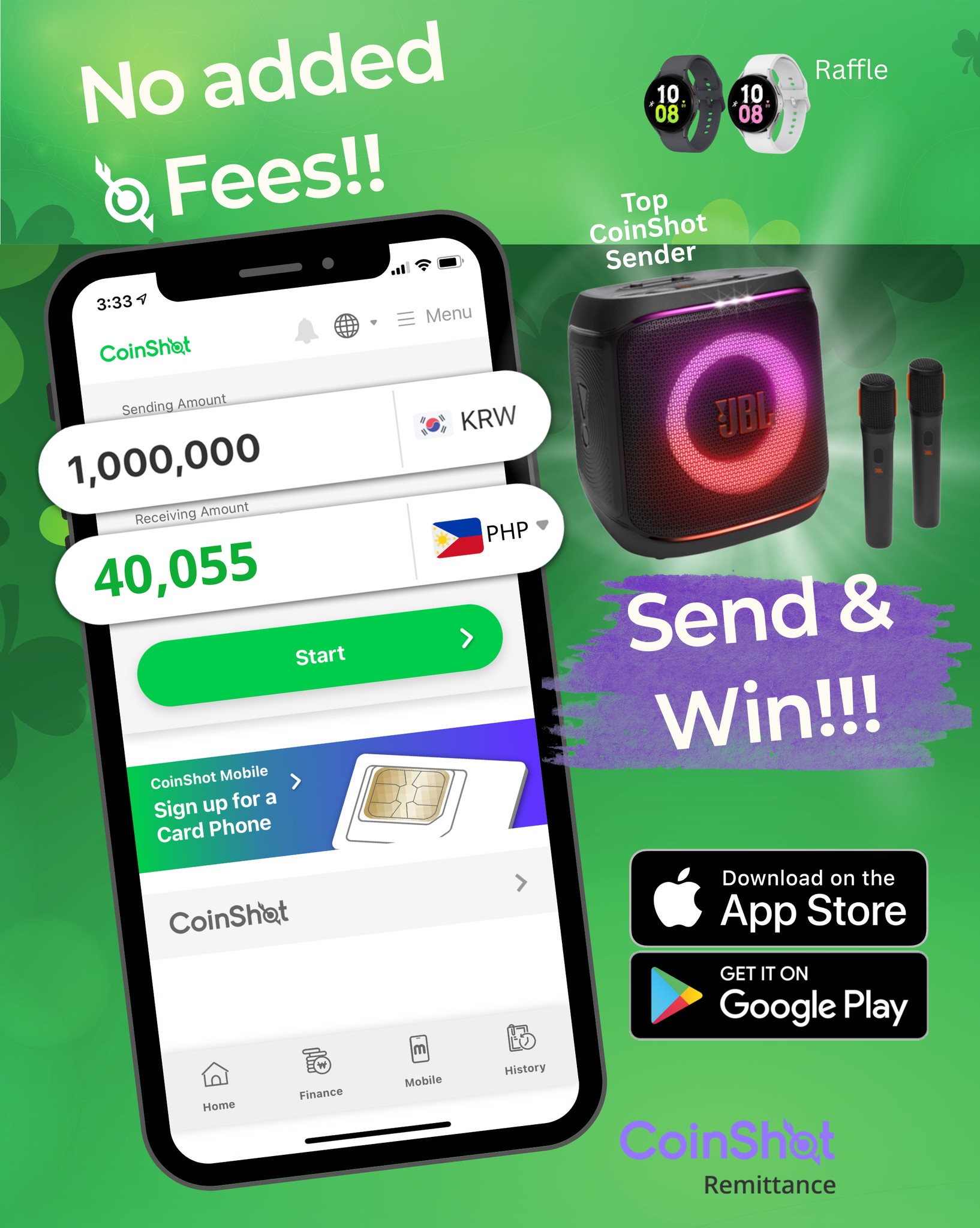 CoinShot Philippines Facebook ad: CoinShot Services