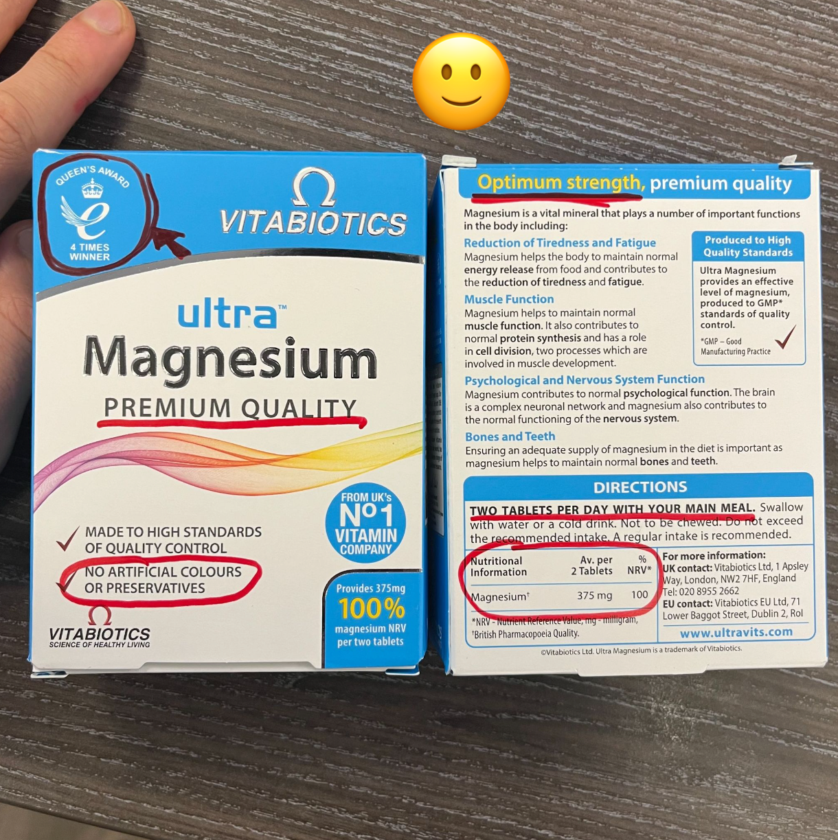 Vitabiotics Facebook ad