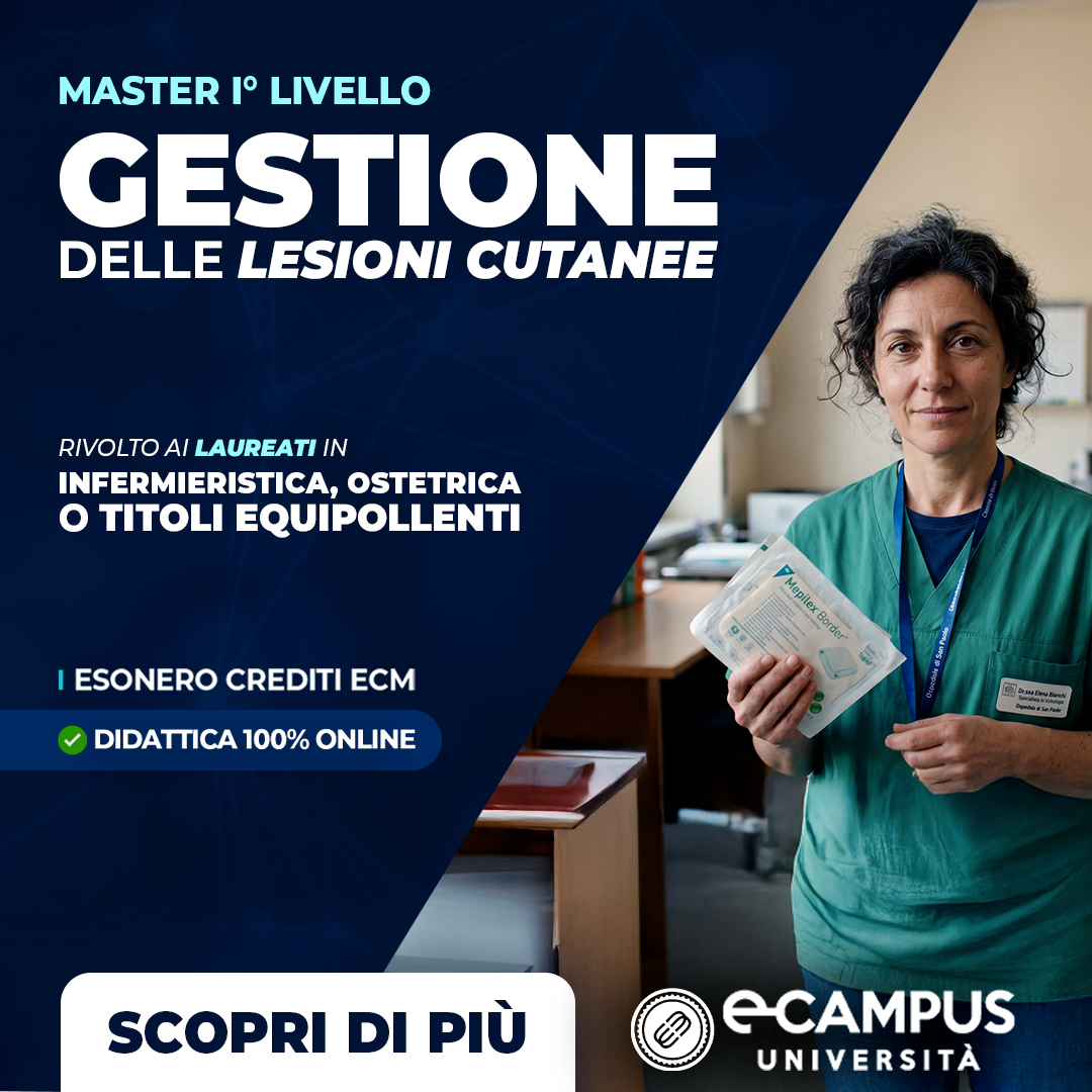 Università eCampus Facebook ad: Master in Gestione delle Lesioni Cutanee