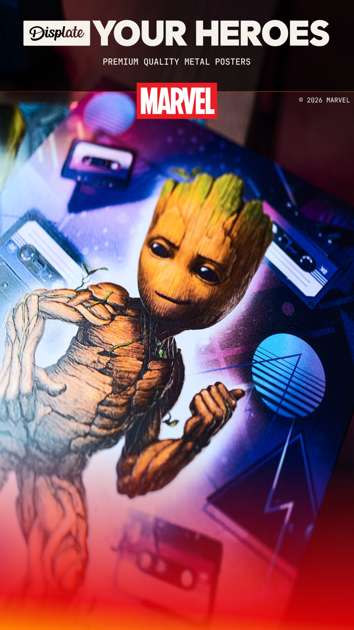 Displate Facebook ad
