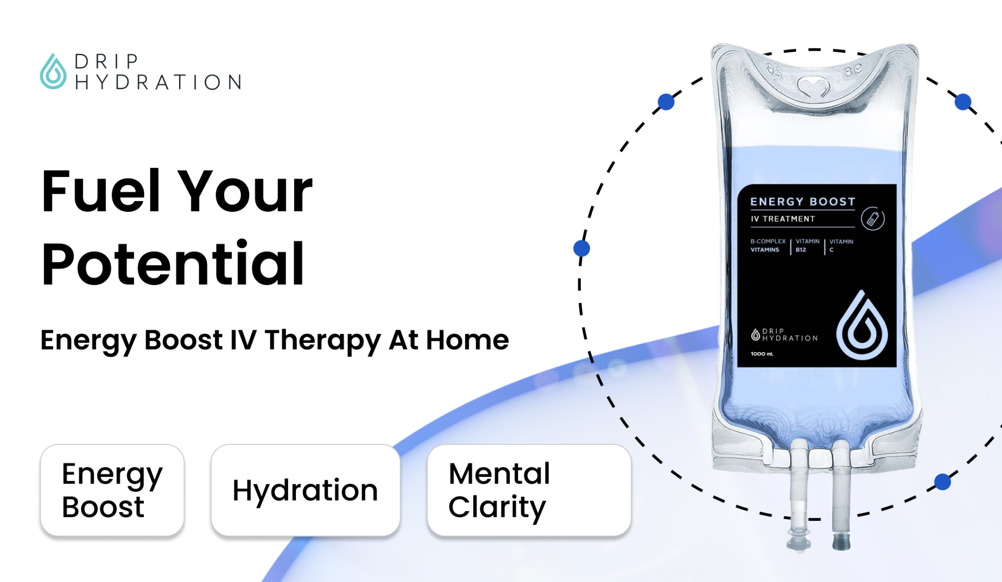 Drip Hydration Facebook ad