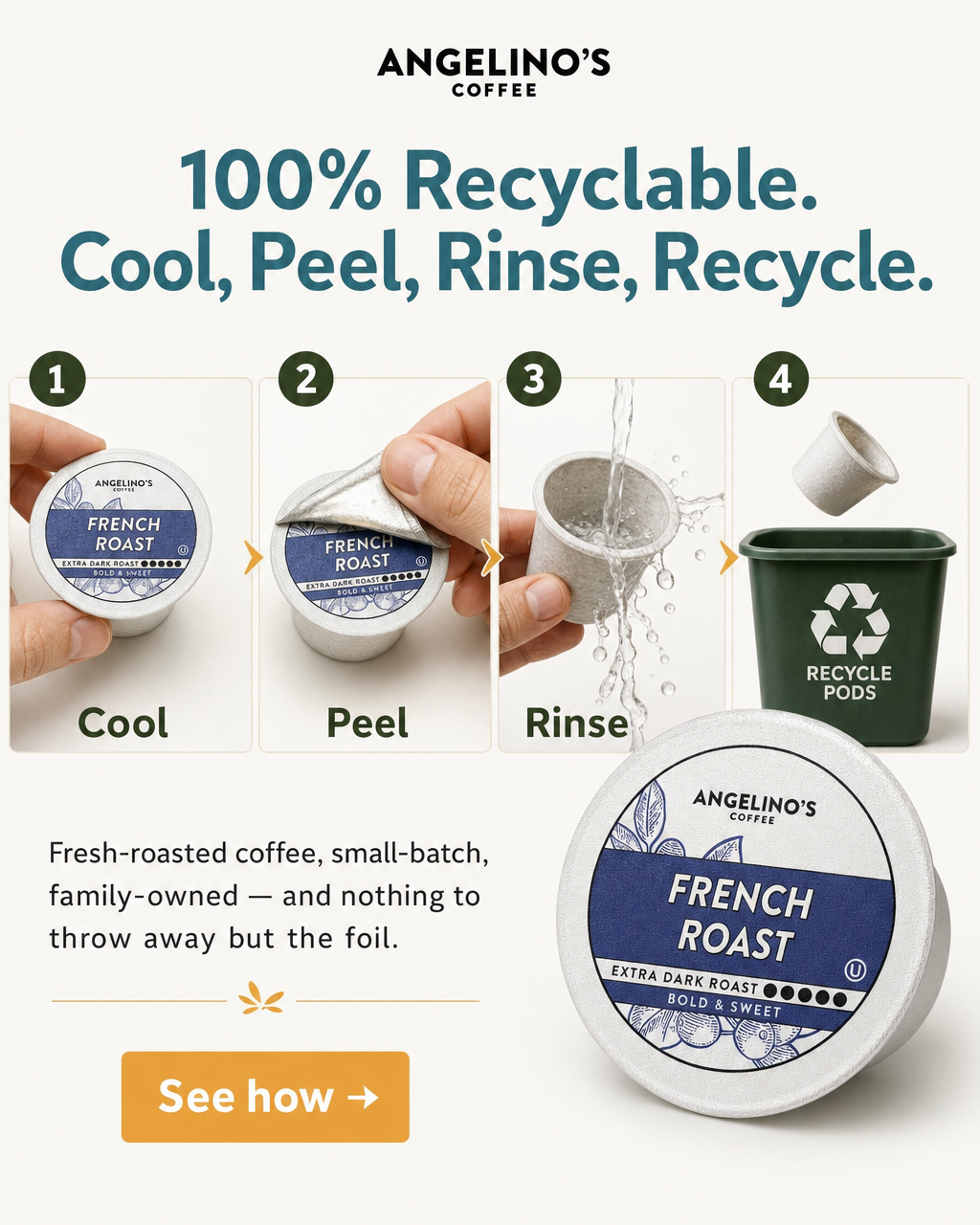 Angelino's Coffee Facebook ad