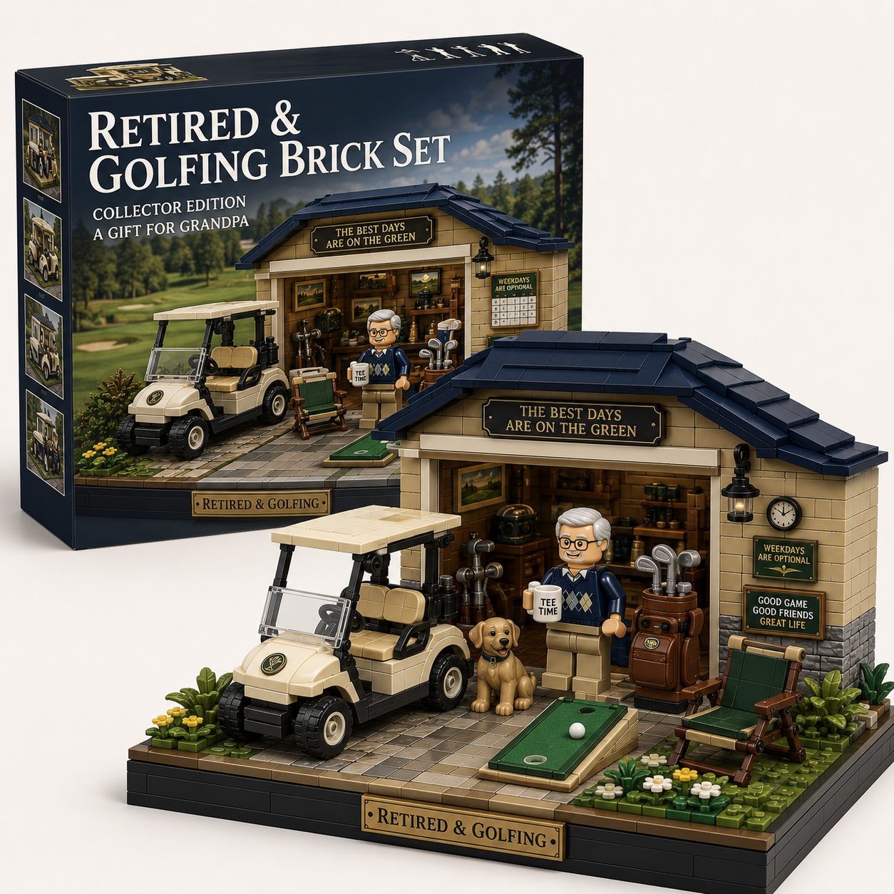 Hellobricko Facebook ad: Retired & Golfing Celebrating a Lifetime of Passion &…