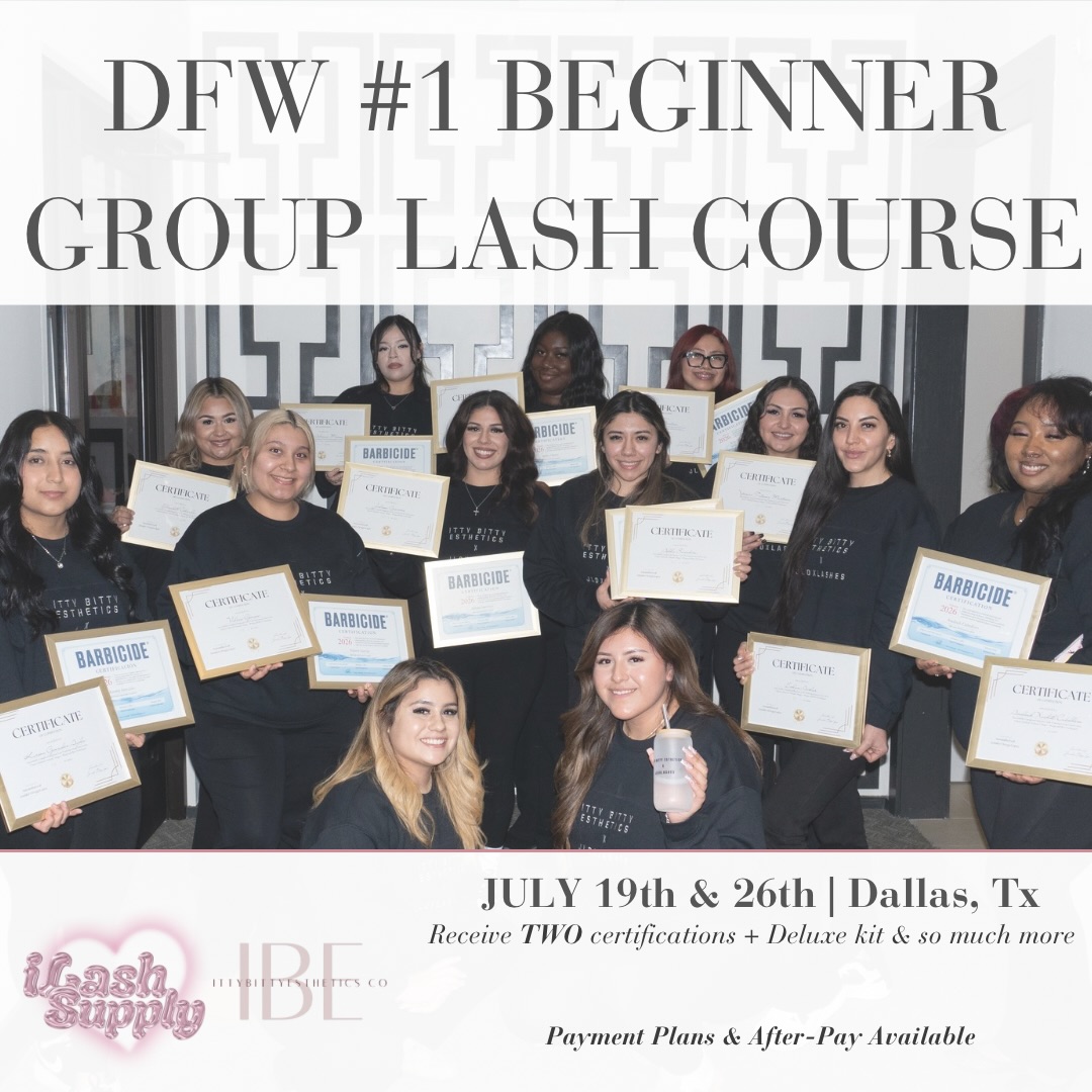 ittybittyesthetics.co Facebook ad: a few spots left for our next course!