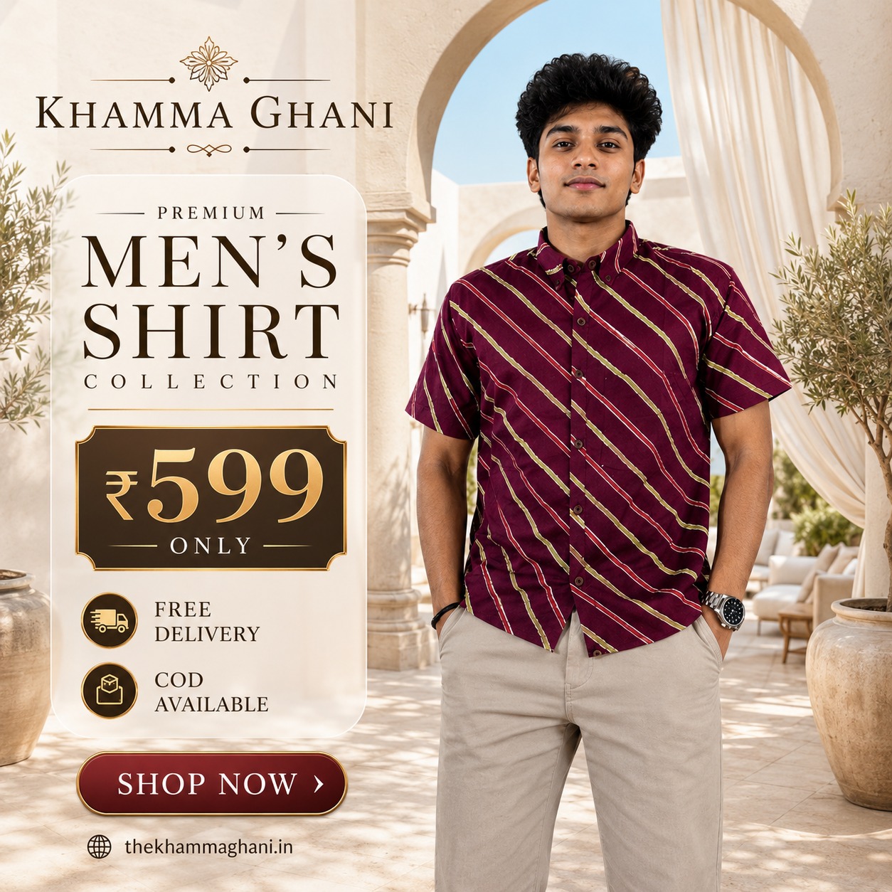 Khamma ghani paridhan Facebook ad: Authentic Sanganeeri Shirts