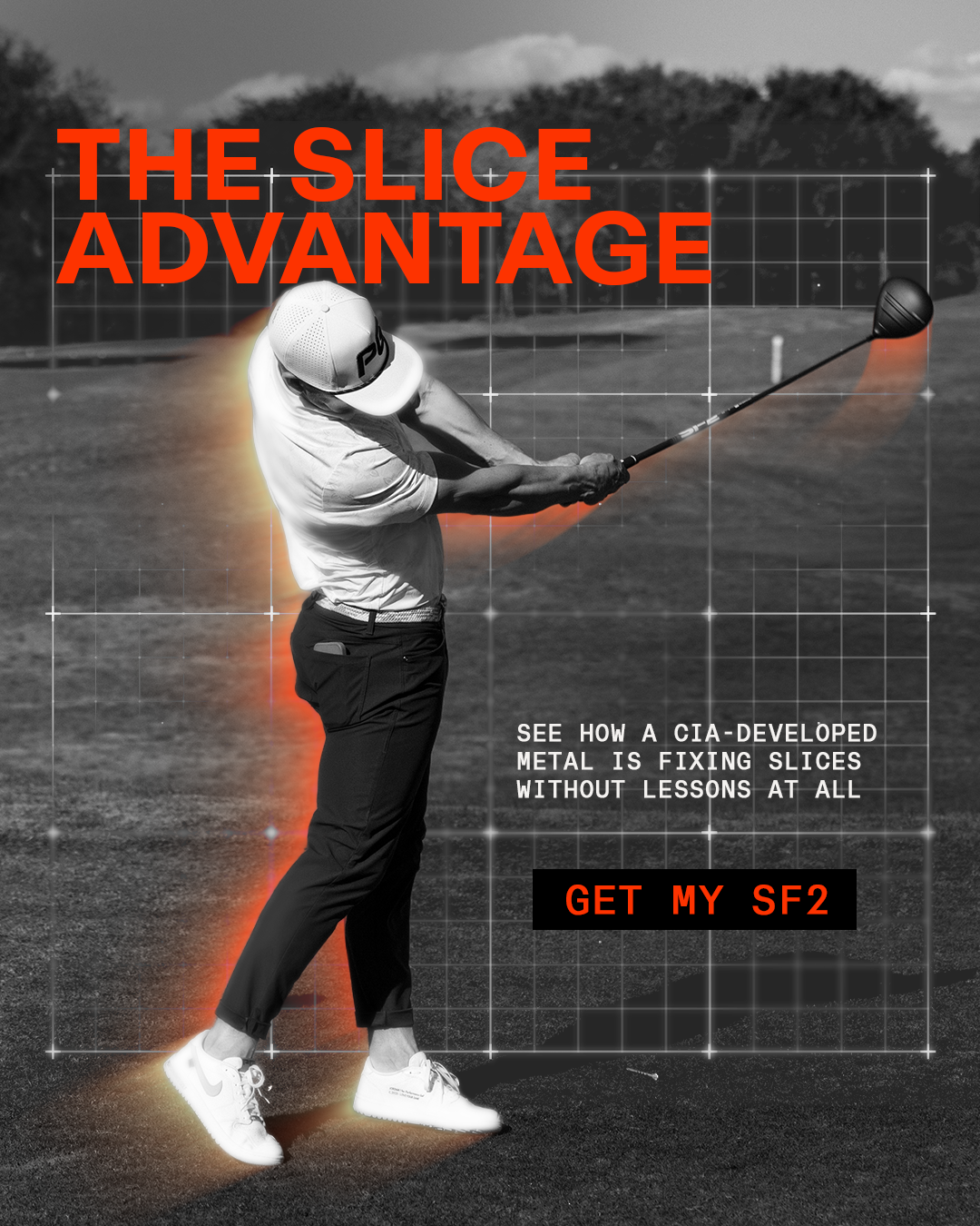 Performance Golf Facebook ad