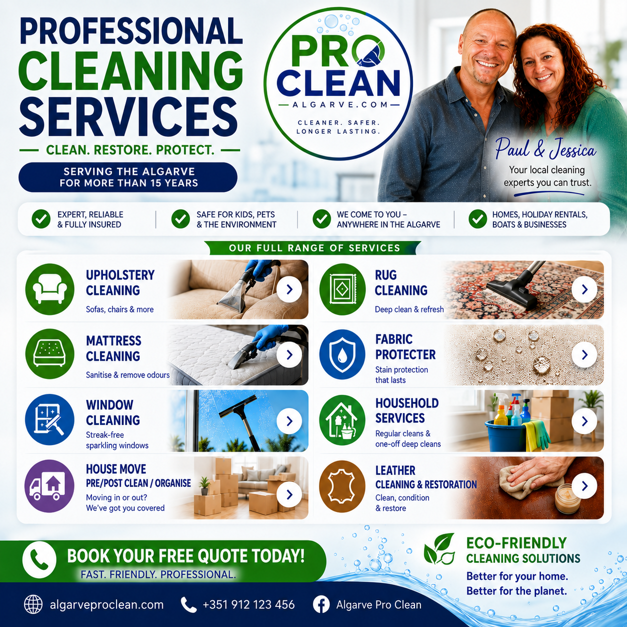 PRO CLEAN Algarve  Facebook ad