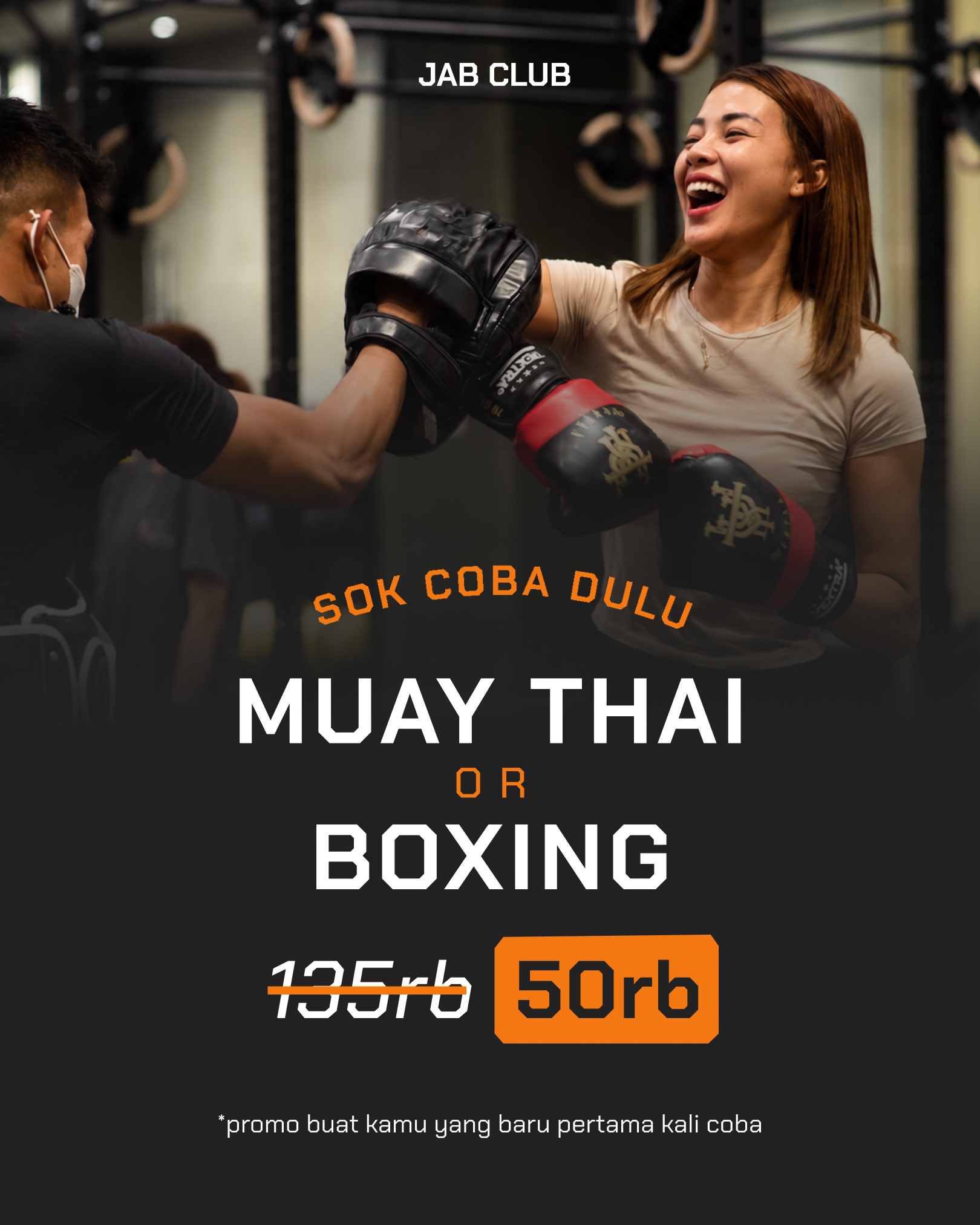 Jab Club Facebook ad