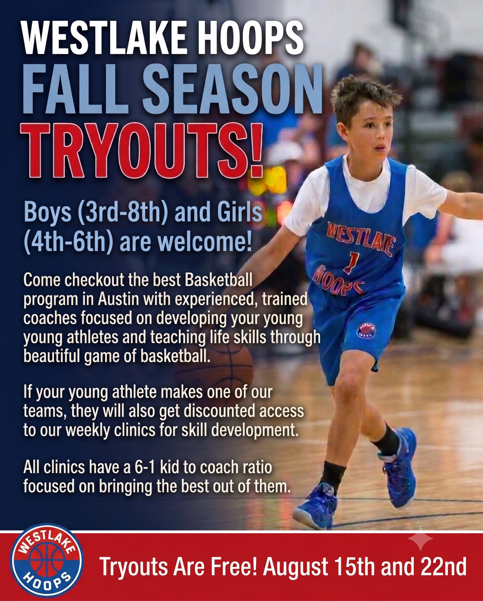 Westlake Hoops Facebook ad