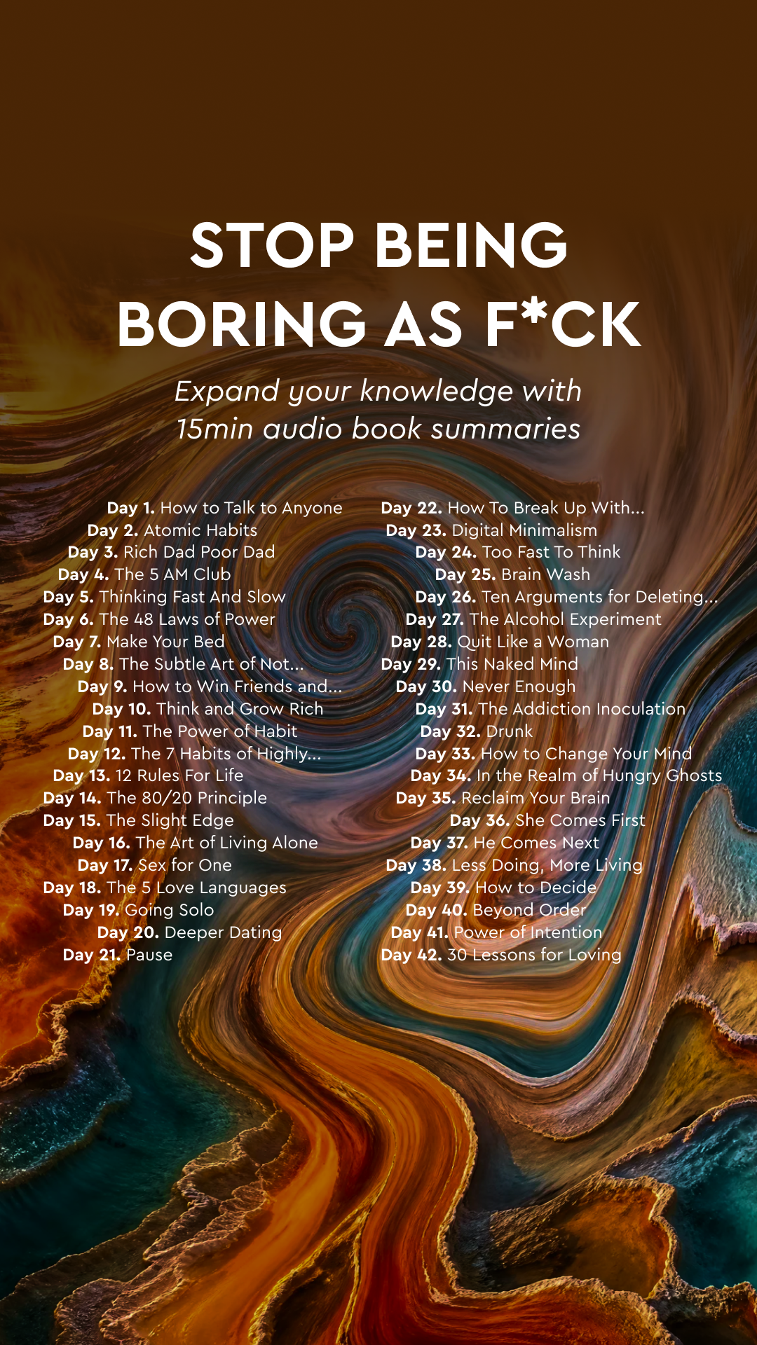 Blinkist Facebook ad: Become A Better You With This Book Summary
