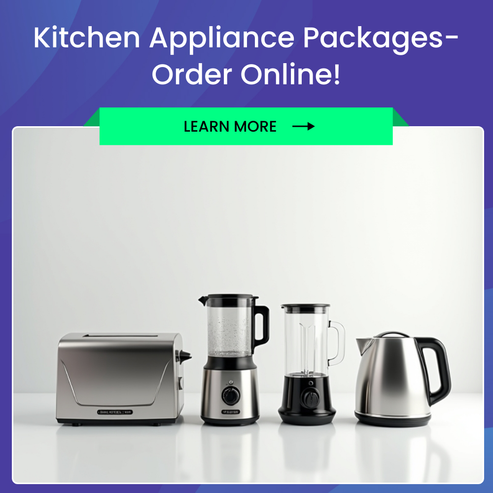 Fresh View Facebook ad: Order Kitchen Appliance Packages Online Amazon Discount…