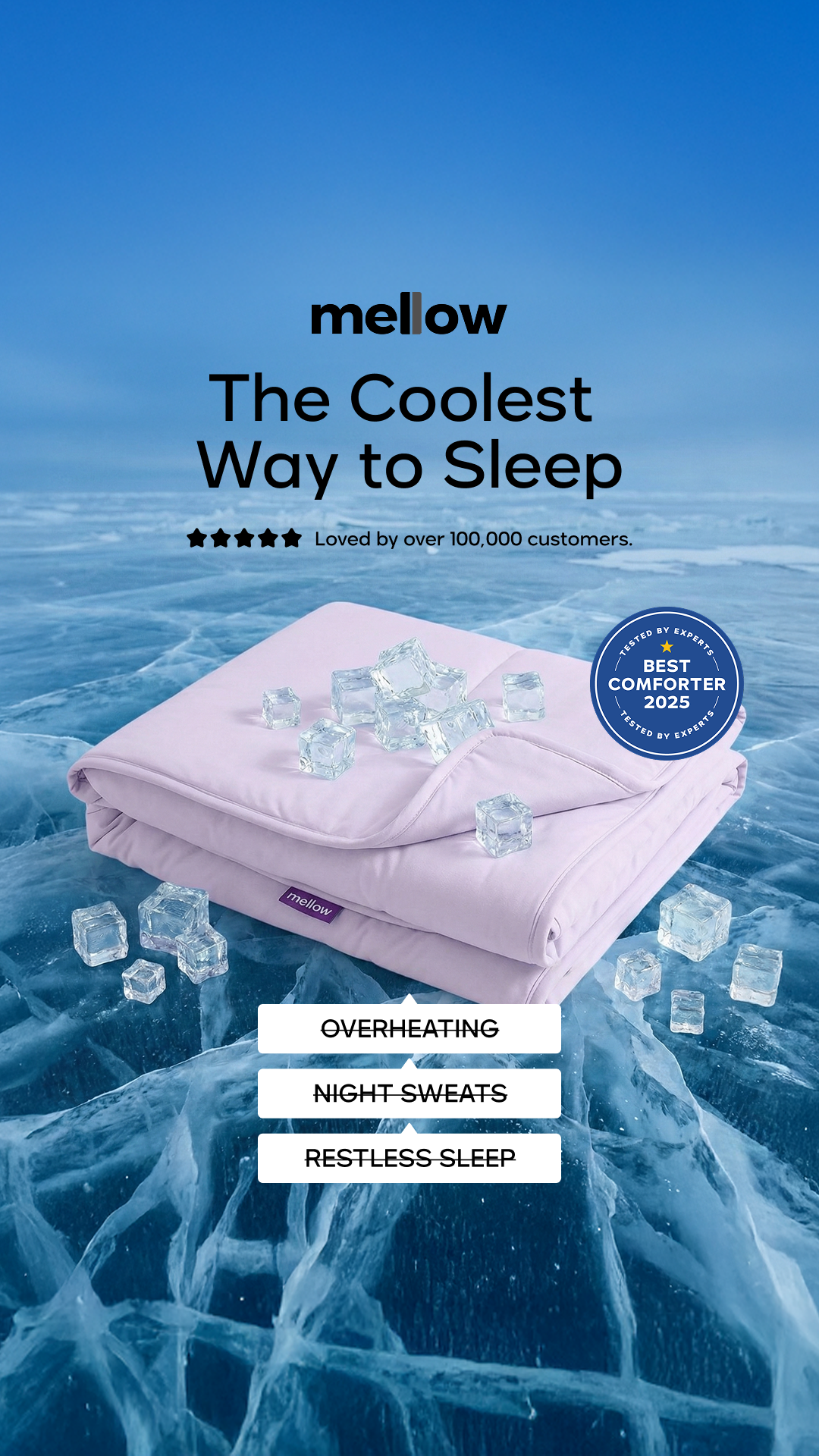 Mellow Comforters Facebook ad