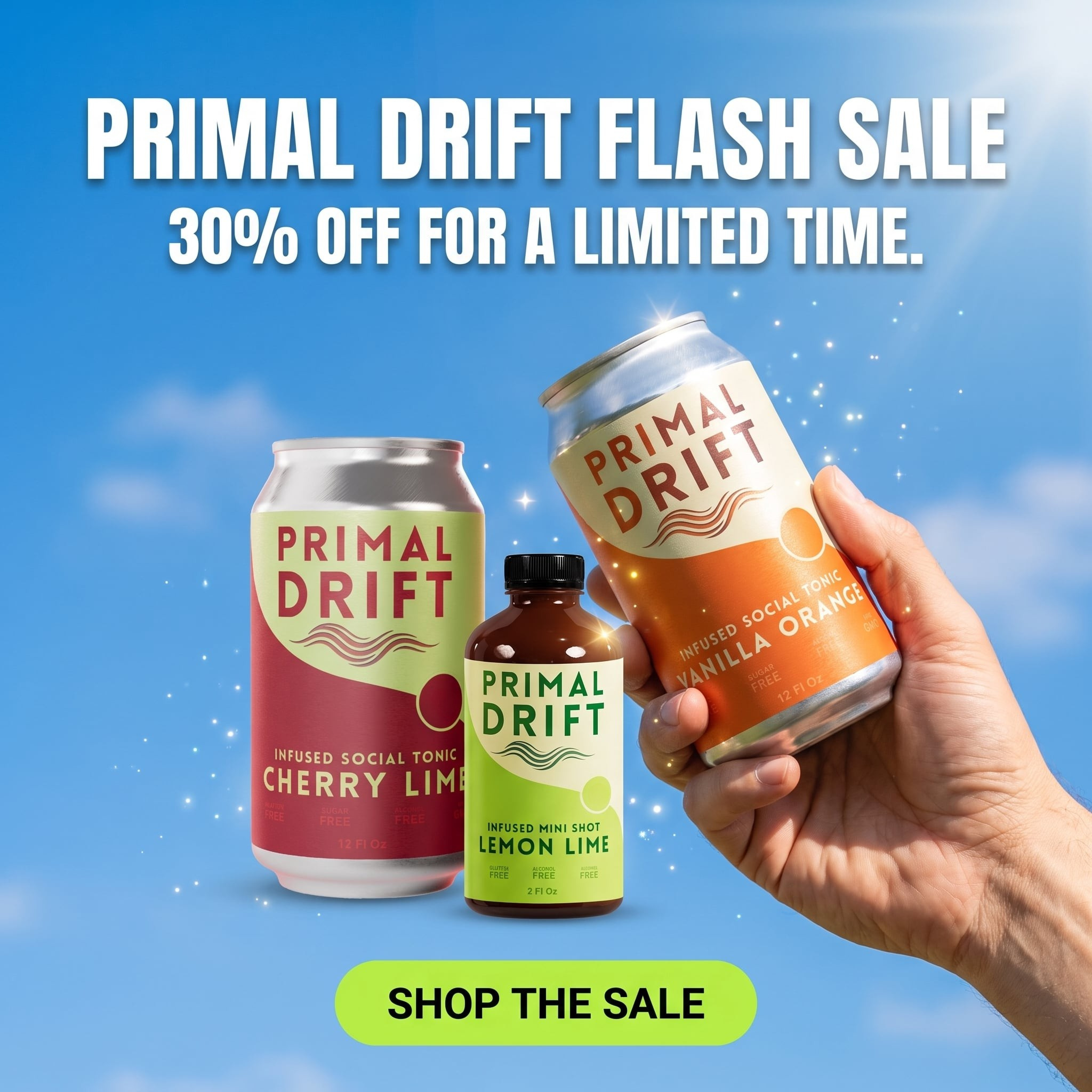 Drink Primal Drift Facebook ad from Jul 1, 2026