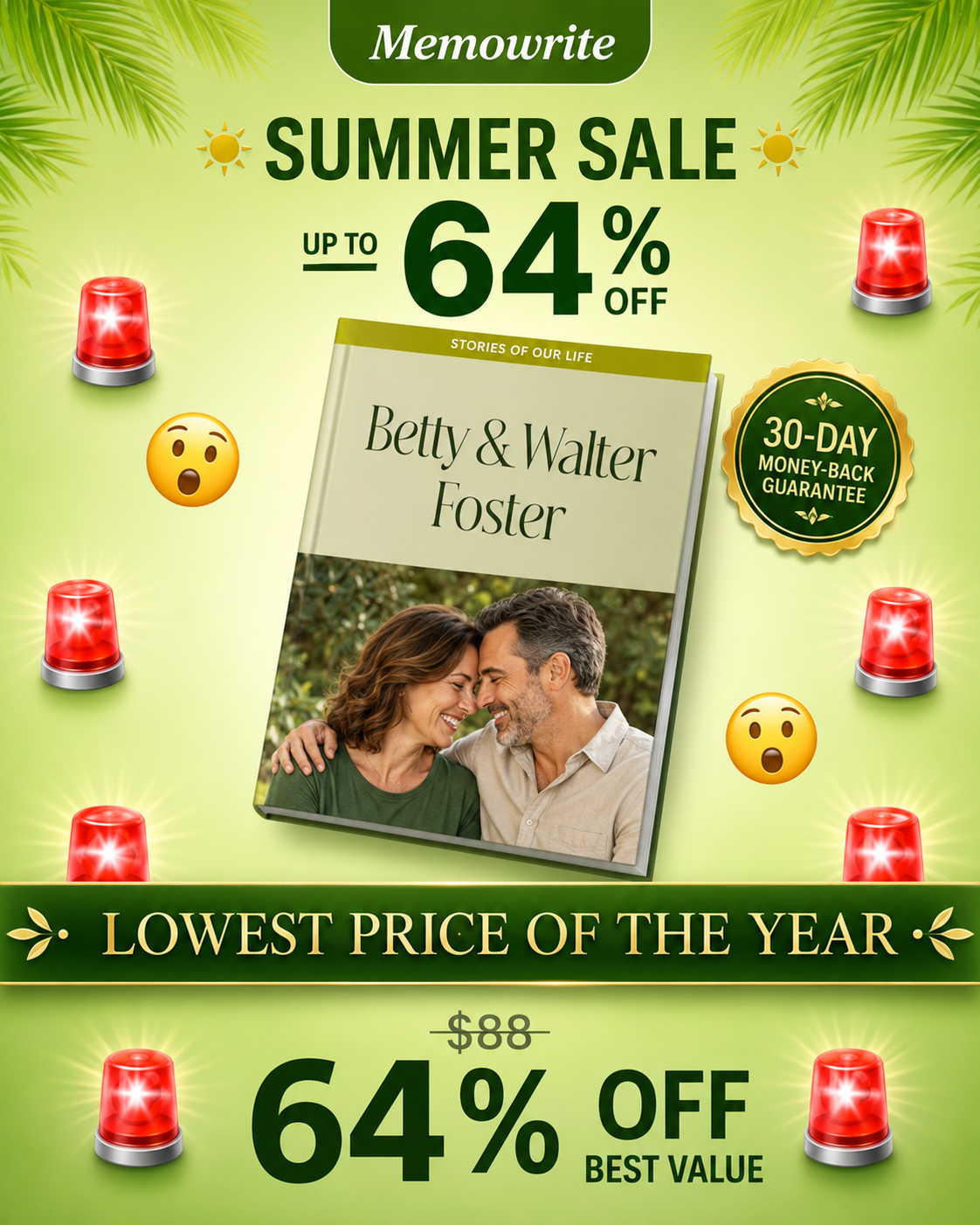 Memowrite Facebook ad