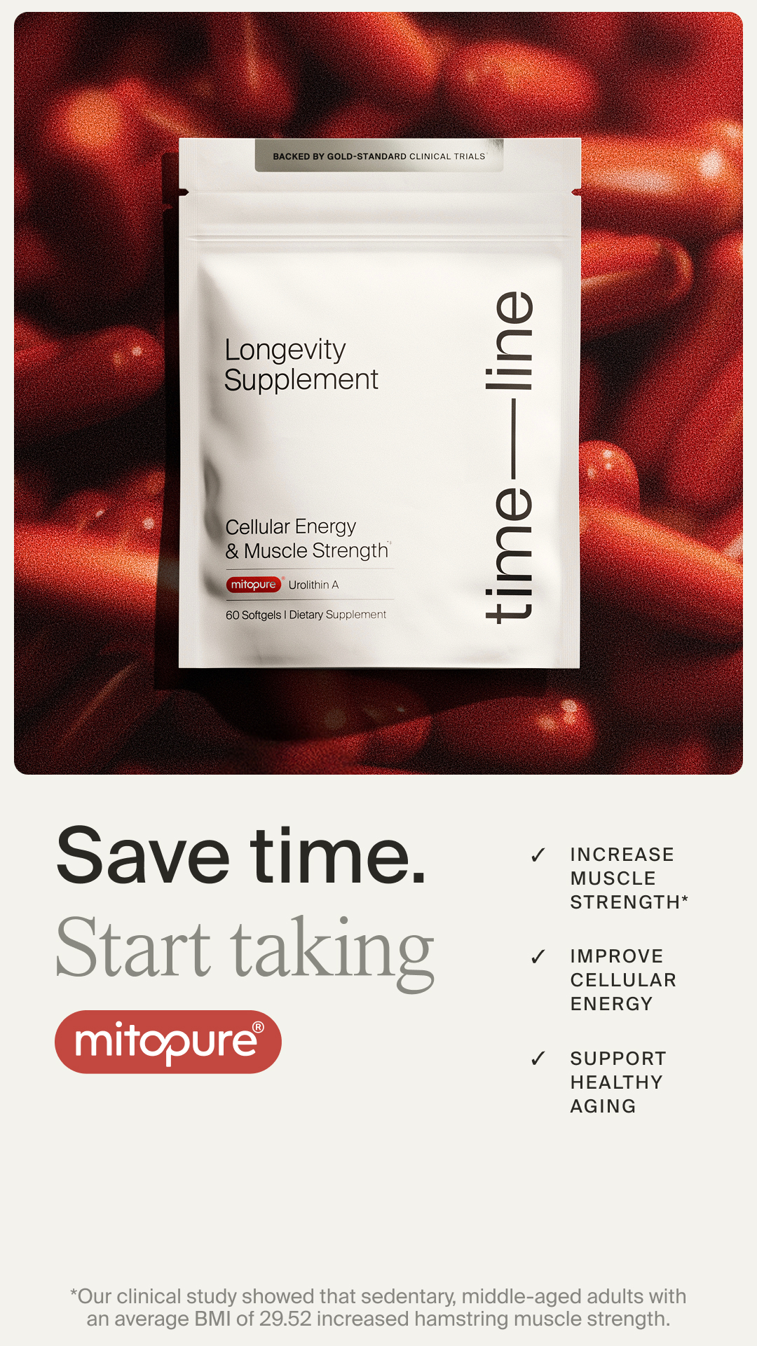 Timeline Longevity Facebook ad