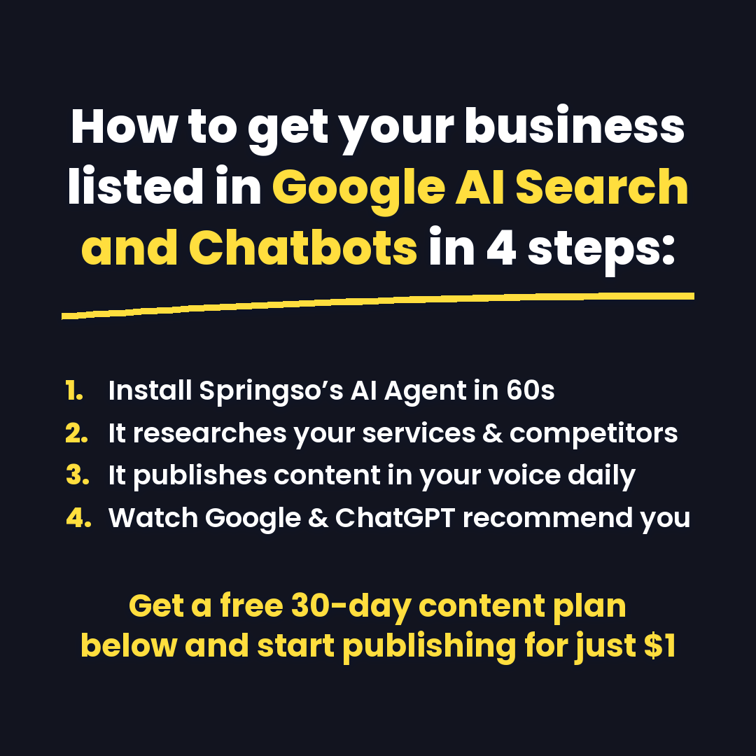 Shane - Local Business Growth Facebook ad: Get found in Google AI search