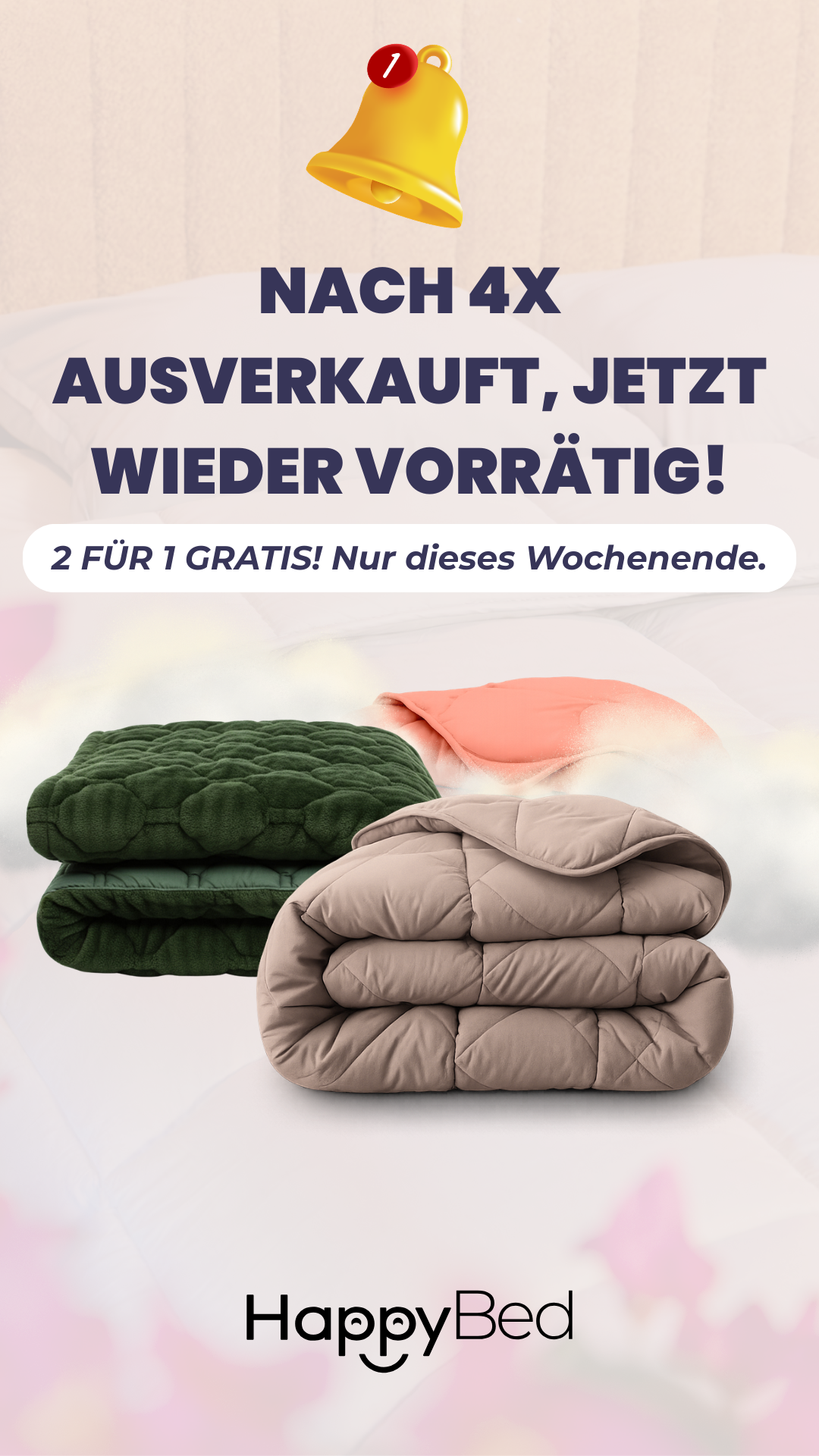 Thehappybed.de Facebook ad