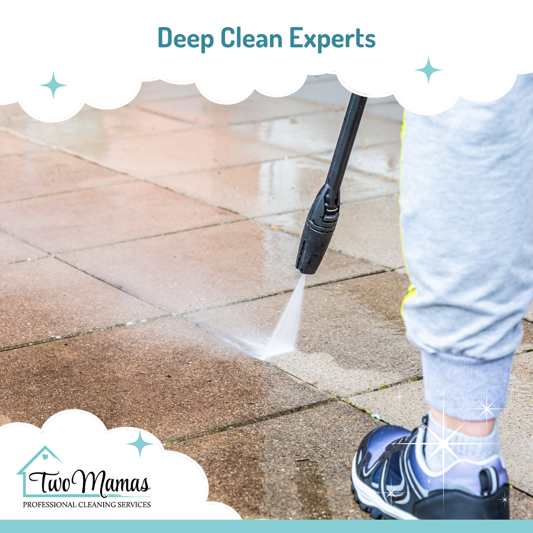 Two Mamas Professional Cleaning Service Facebook ad: Deep Clean Experts