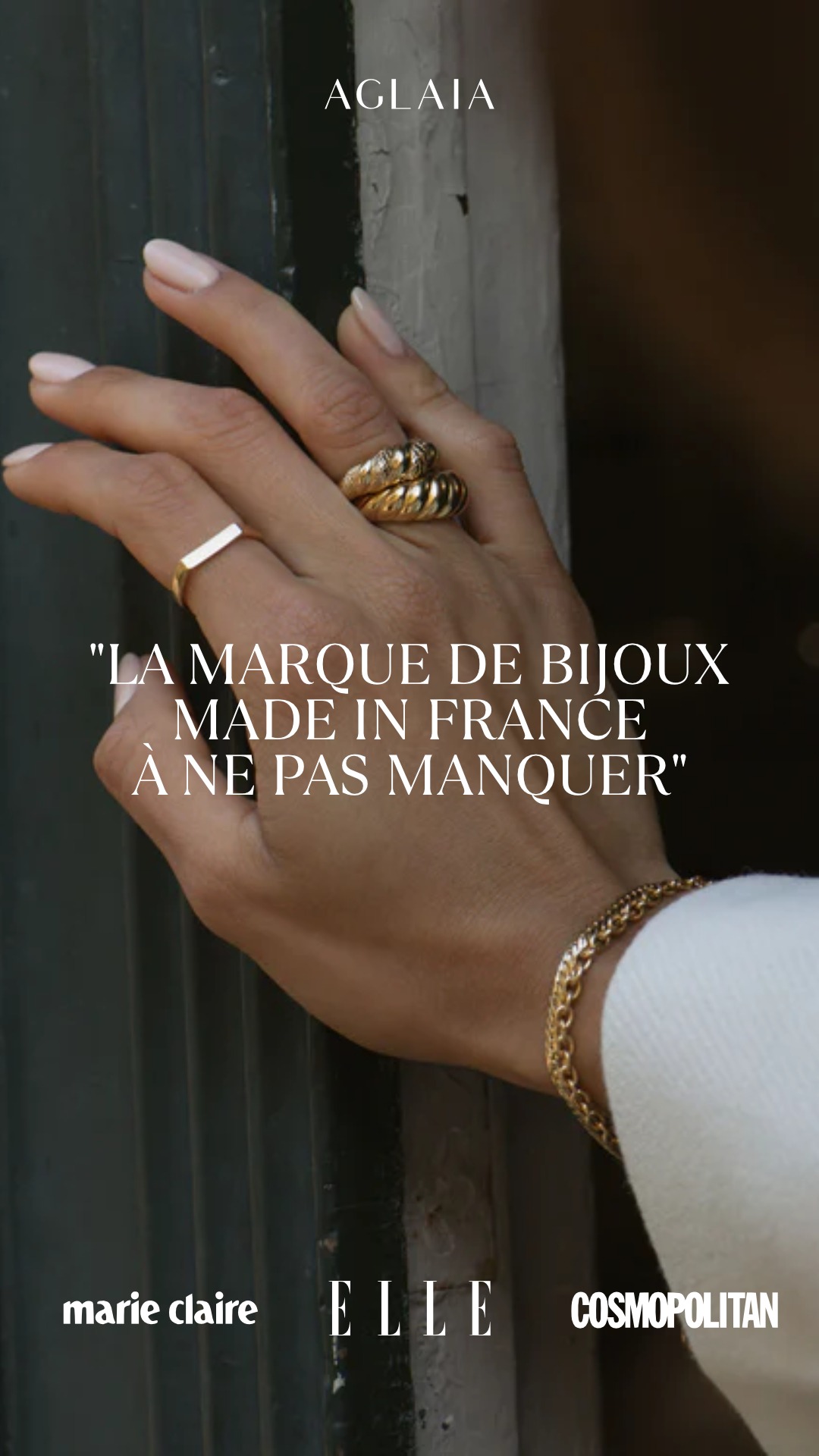 Aglaia Facebook ad: Bijoux de créateur Made in France