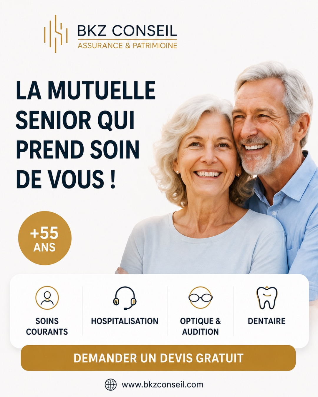 BKZ Conseil Facebook ad: Mutuelle Senior