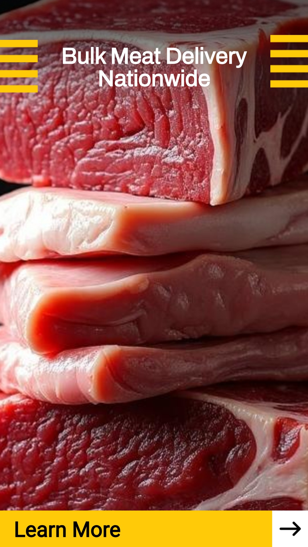 FAQArena Now Facebook ad: Bulk Meat Delivery Nationwide