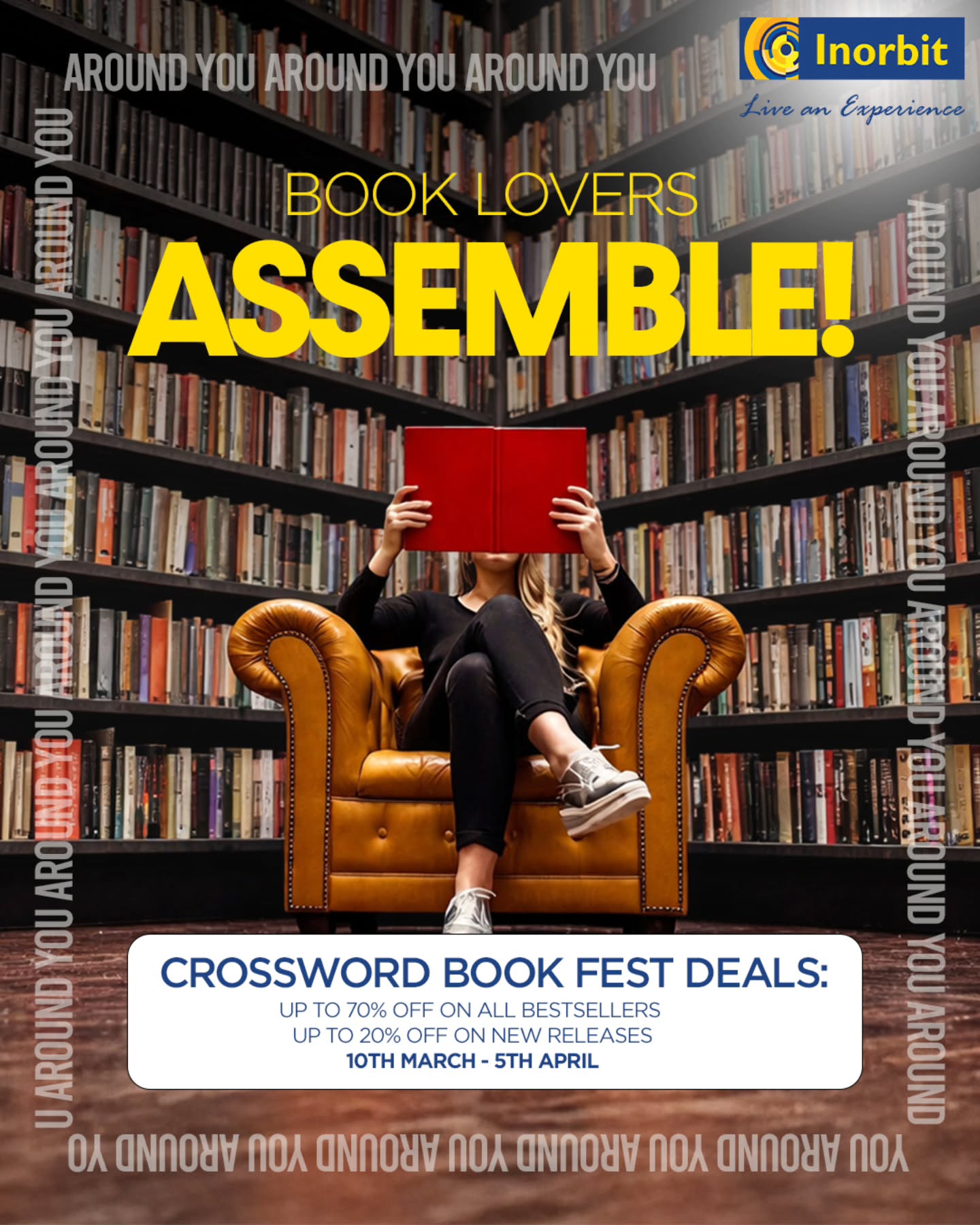 Inorbit Mall Vadodara Facebook ad: We heard you love reading so we brought…