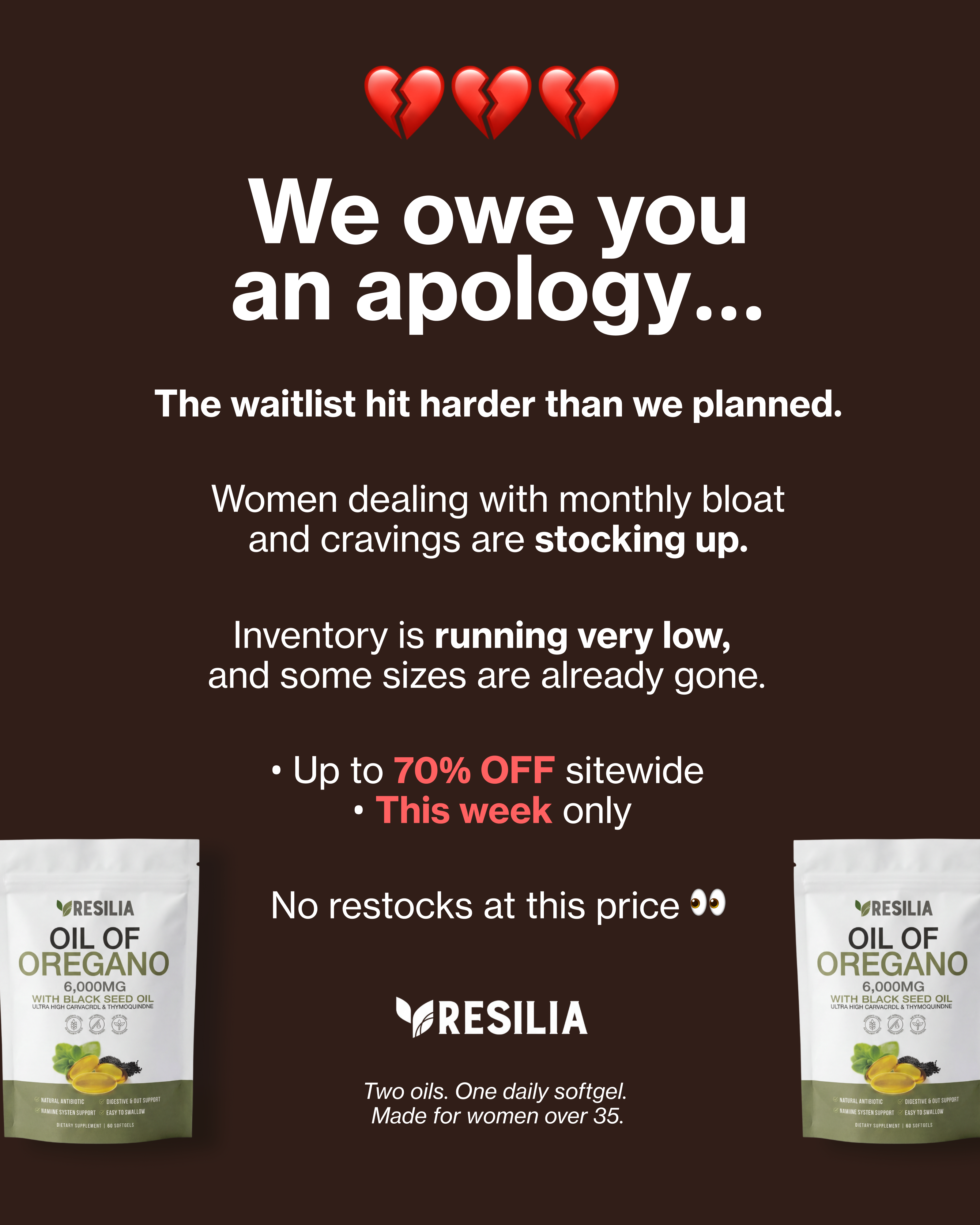 After 40 Wellness Facebook ad