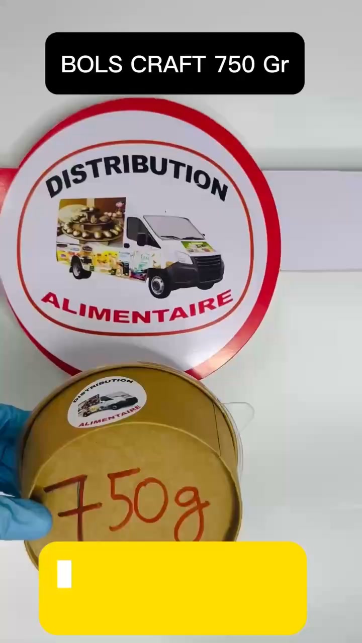 Distribution Alimentaire. Facebook ad: BOLS EN CRAFT