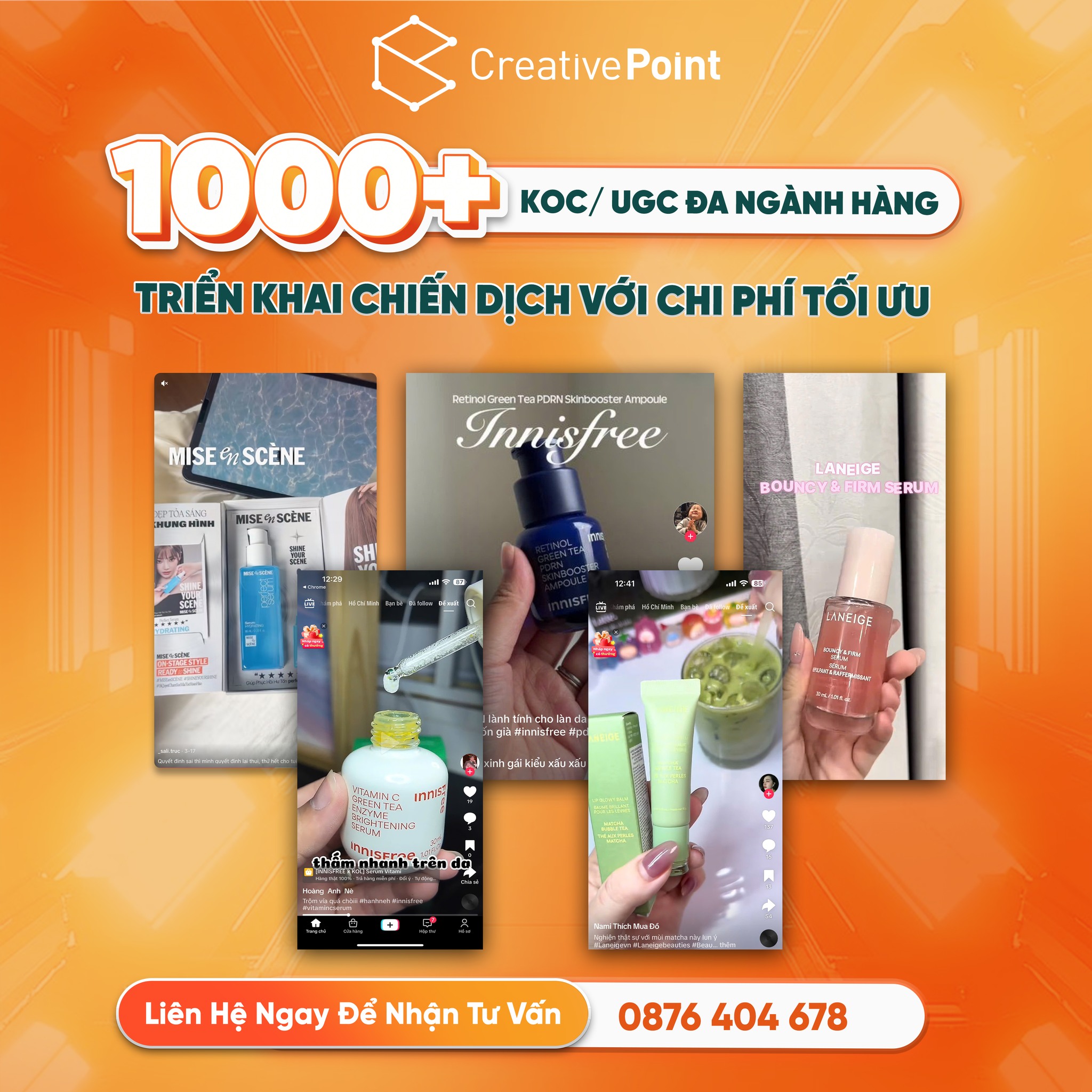 Creative Point - Marketing Solution Agency Facebook ad: BỨT PHÁ DOANH SỐ VỚI 1000+ KOC/UGC ĐA…