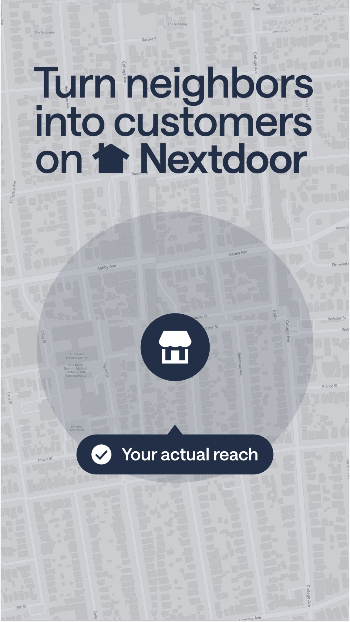 Nextdoor for Business Facebook ad