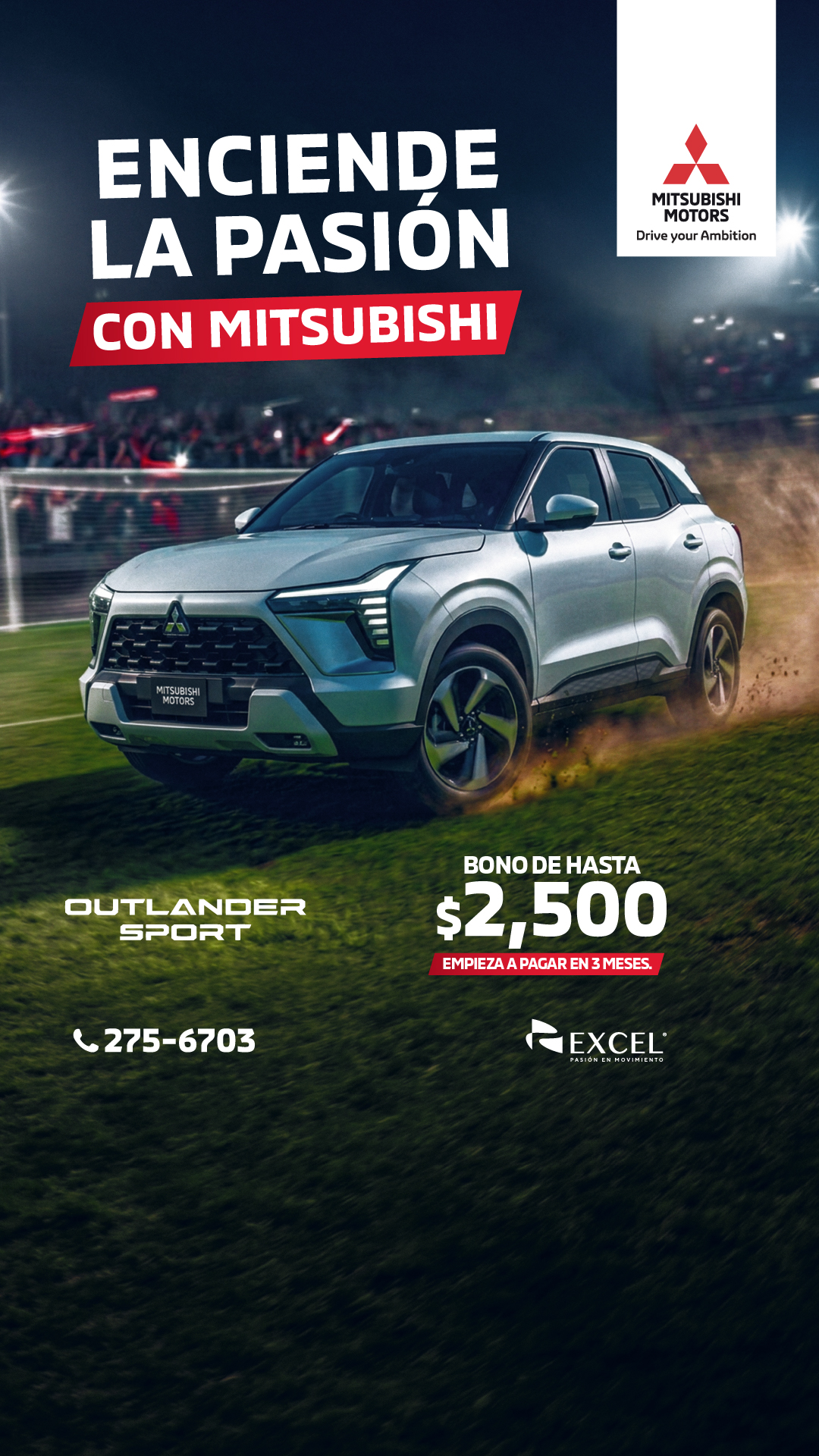 Mitsubishi Motors Panamá Facebook ad from Jun 2, 2026