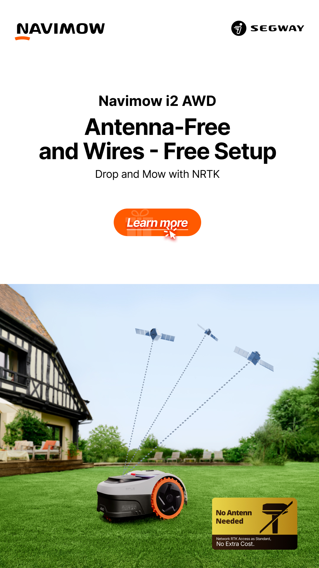 Segway Navimow Facebook ad from Jun 16, 2026