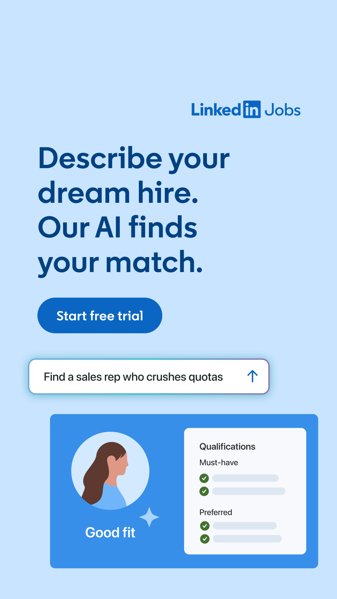 LinkedIn Facebook ad