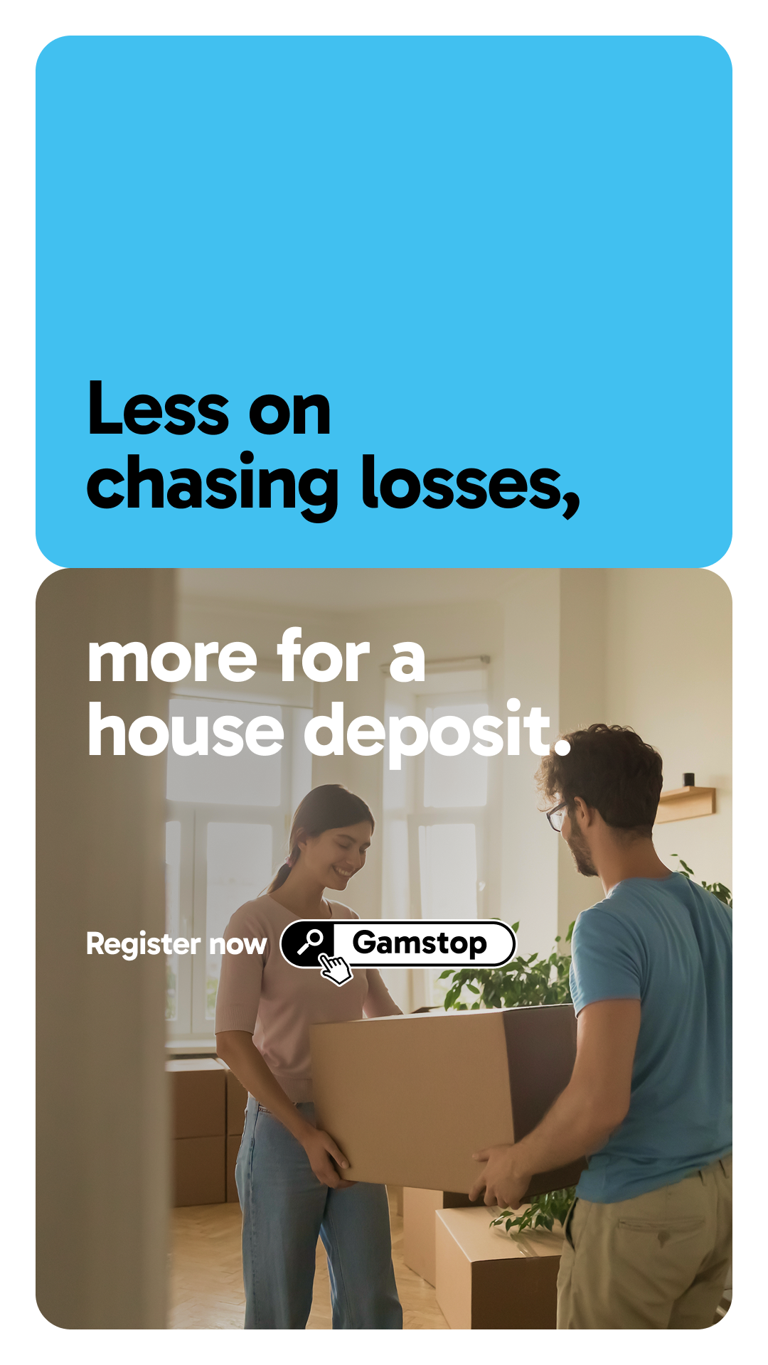 Gamstop Facebook ad