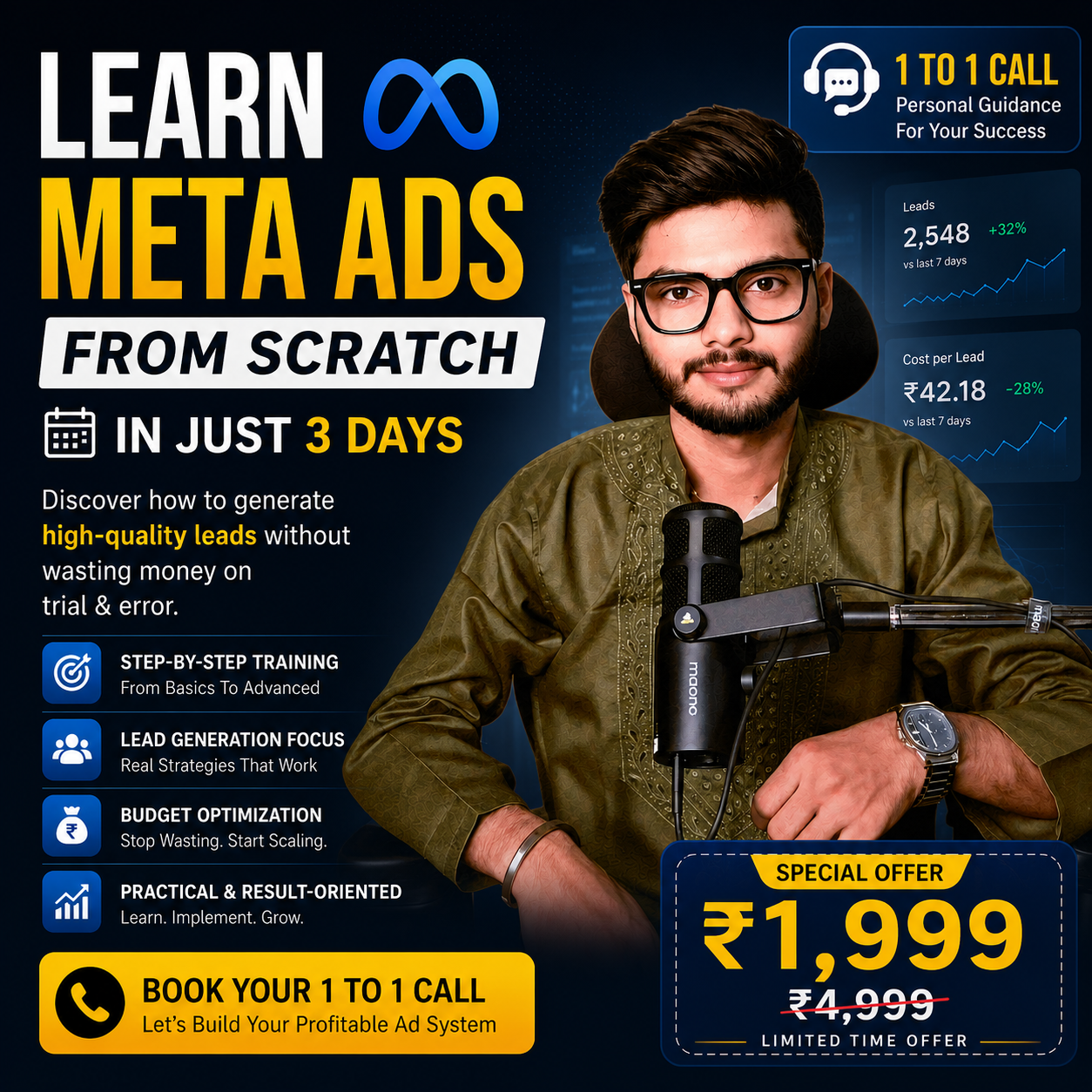 Shreyansh Facebook ad: Chat with us