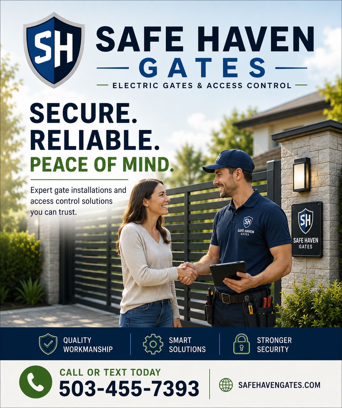 Safe Haven Gates and Fencing Facebook ad
