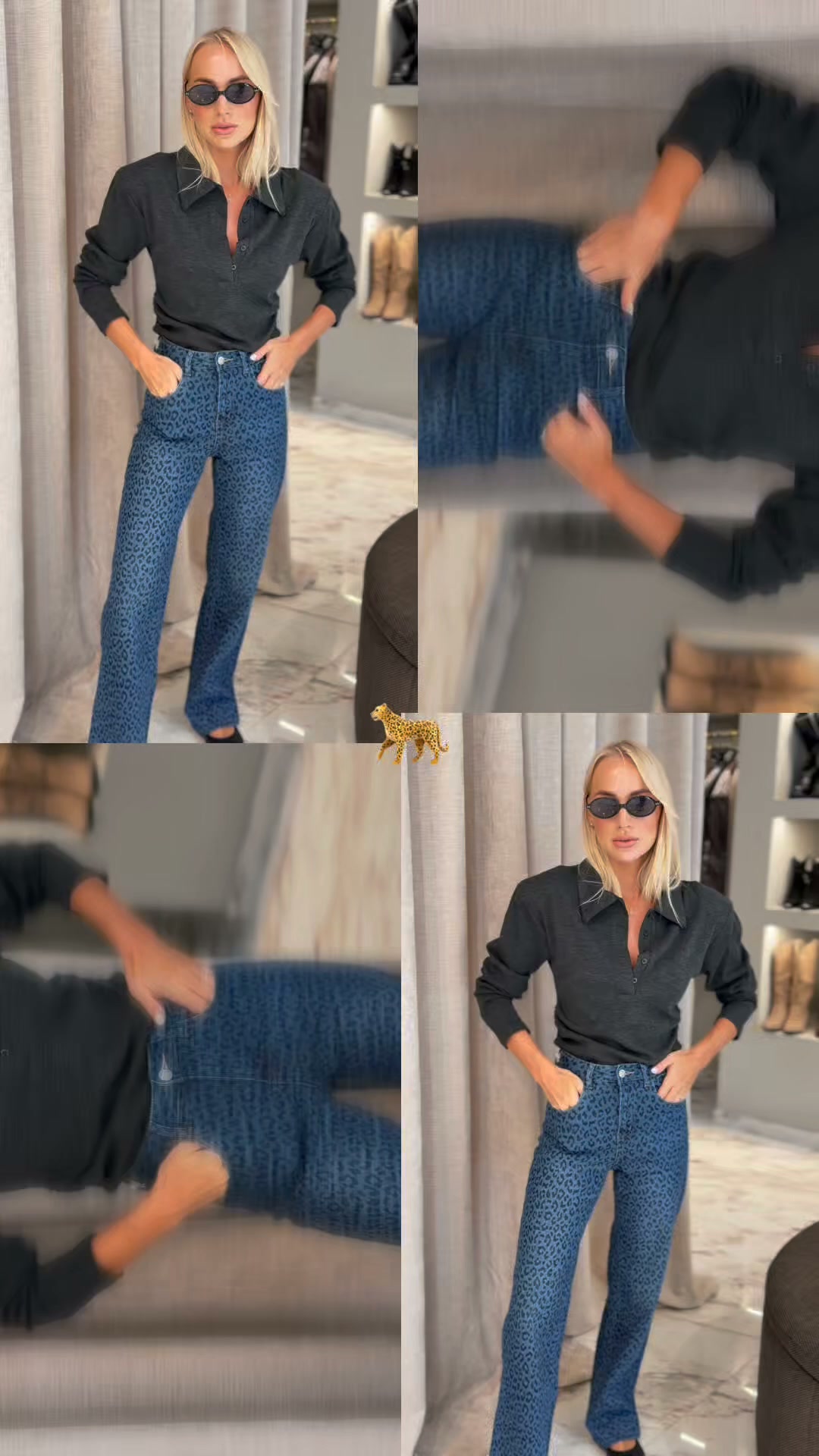 Hers room Facebook ad: Click, if you need these jeans!