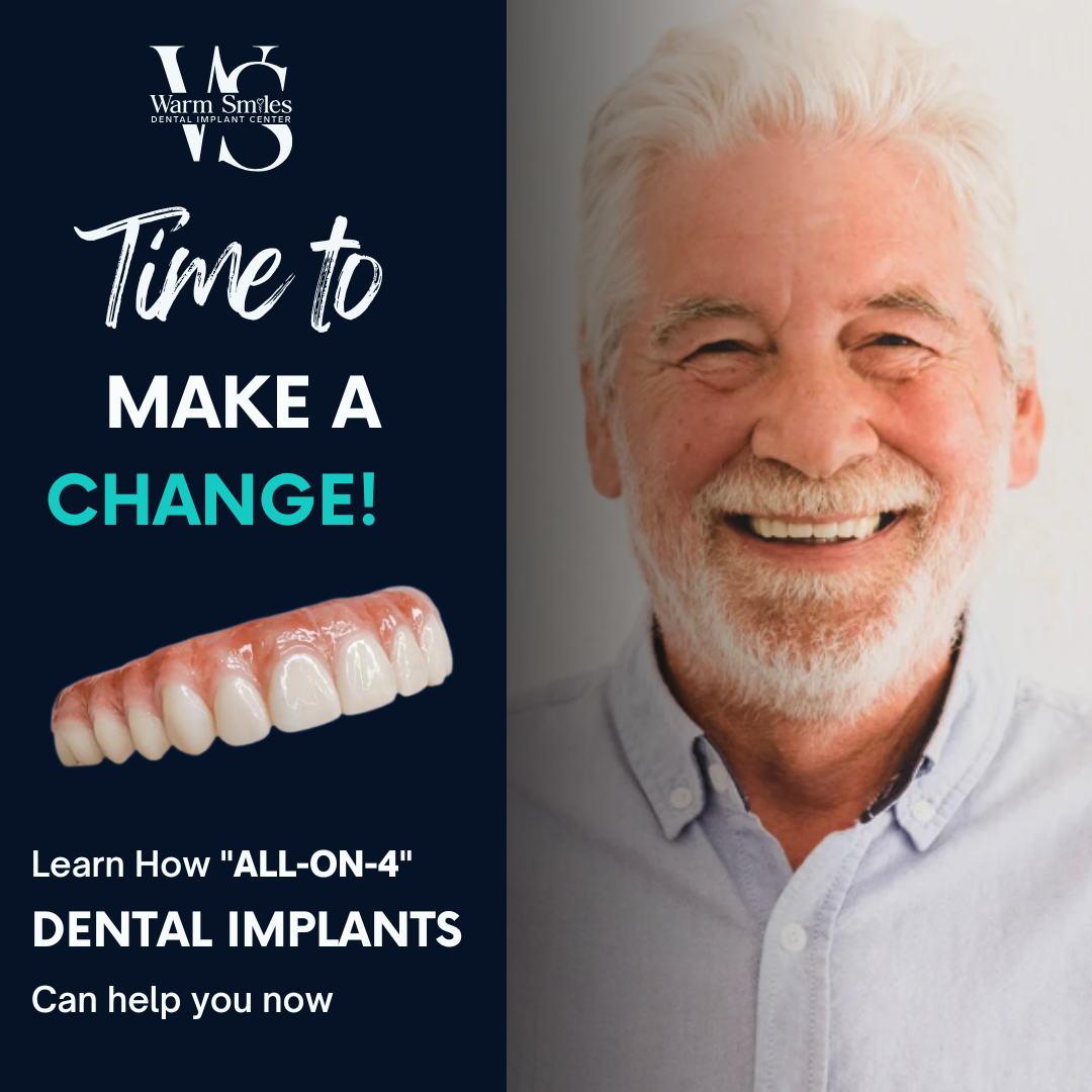 Warm Smiles Dental Implant Center Facebook ad